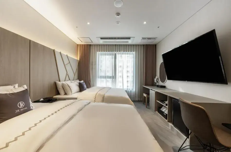 Bed in Gimpo JK Hotel Bed in Gimpo JK Hotel