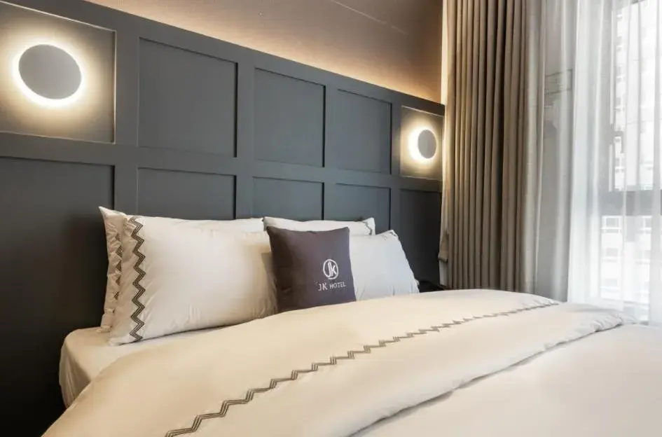 Bed in Gimpo JK Hotel Bed in Gimpo JK Hotel