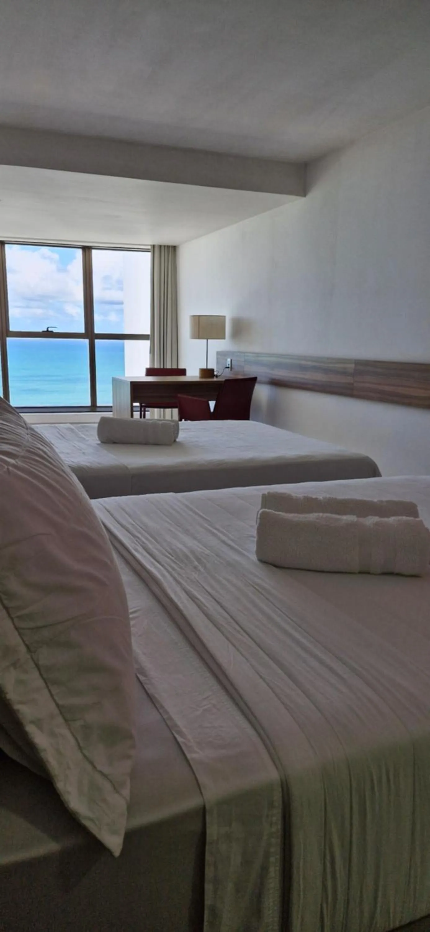 Bed in Apartamento suite na Avenida BoaViagem