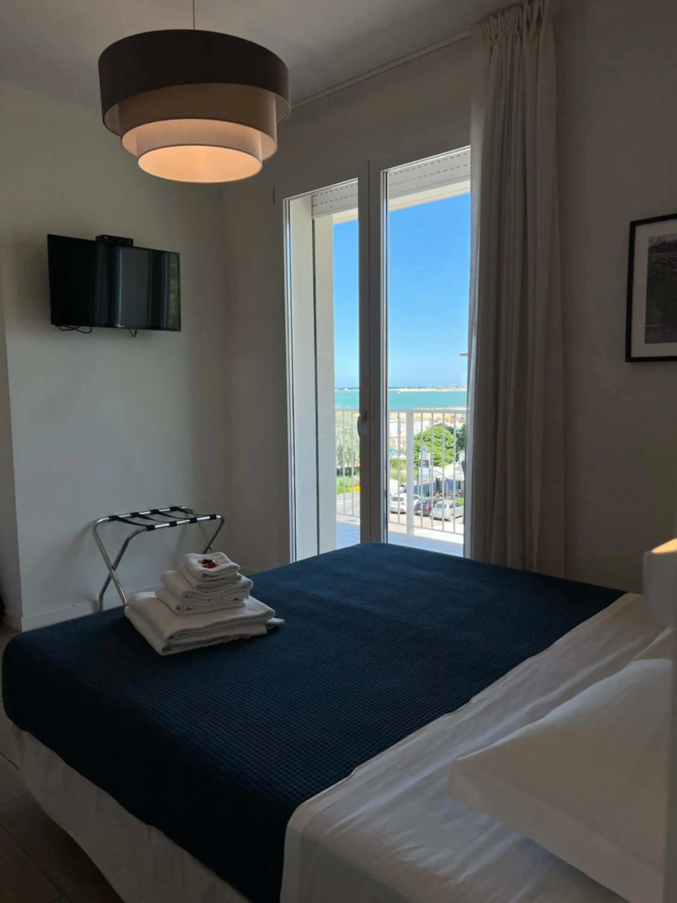 Bedroom, Bed in Hotel Riva e Mare