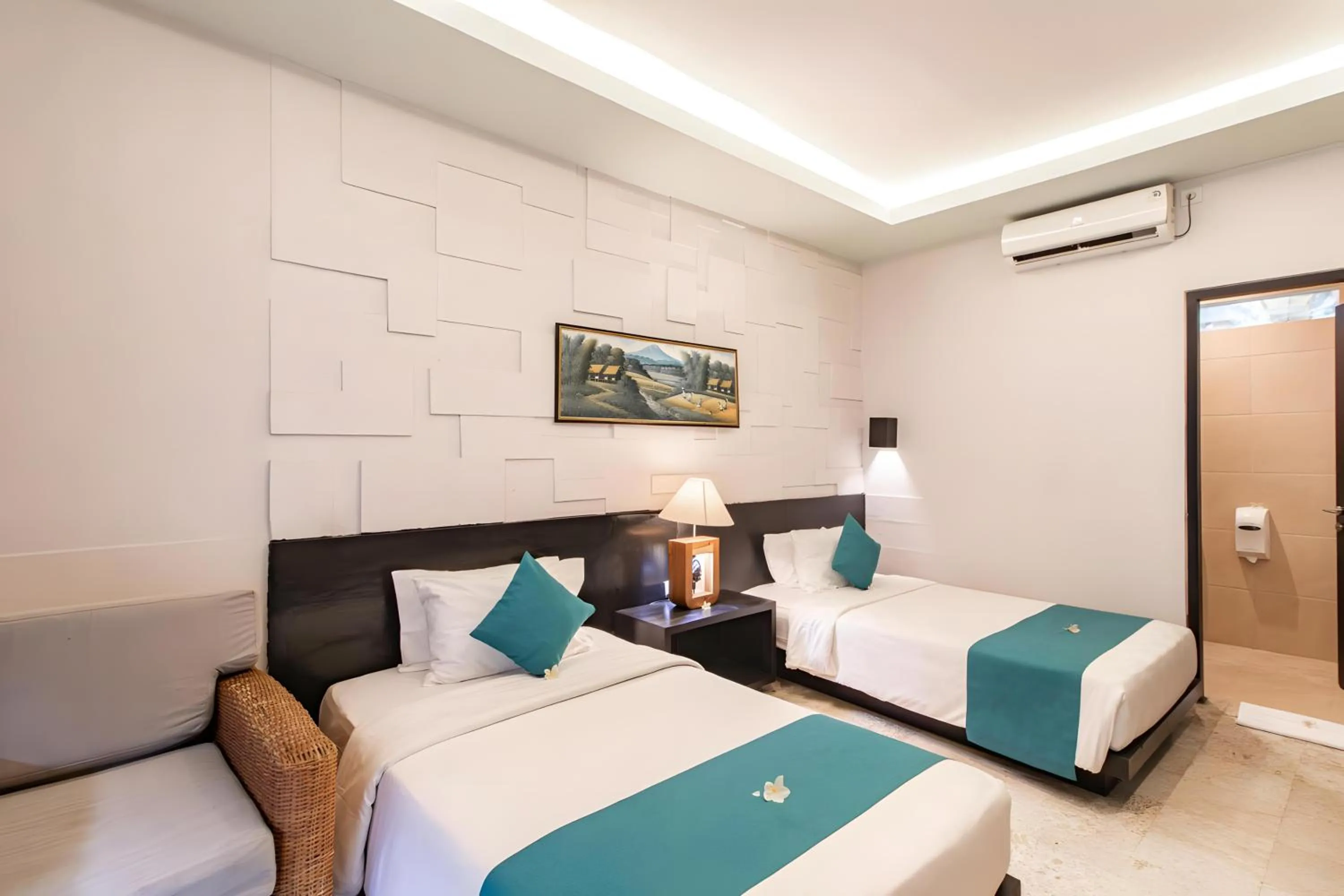 Bed in Belvilla Y Resort Near Central Ubud