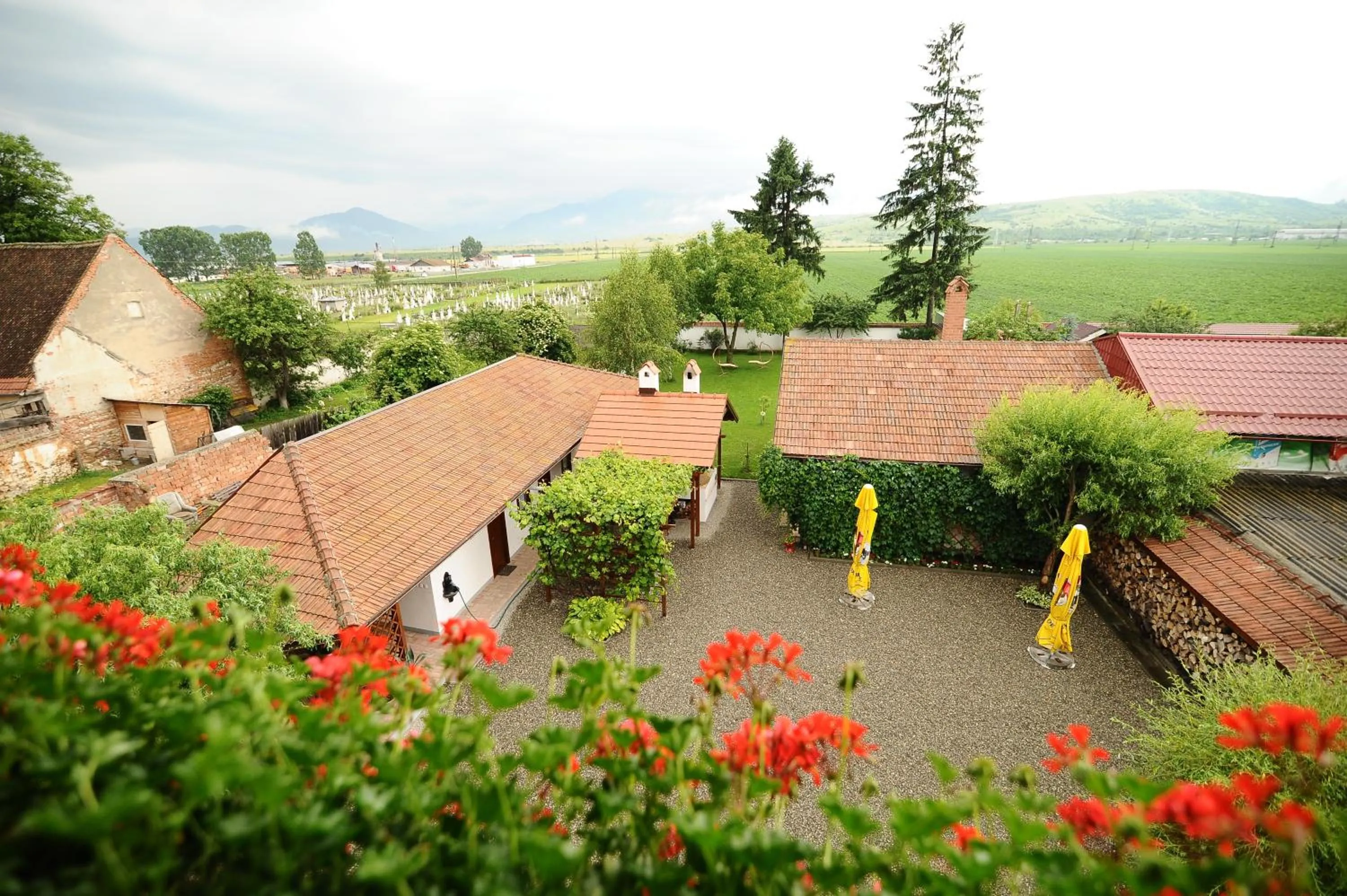 Bird's eye view in Pensiunea Tohanu Vechi