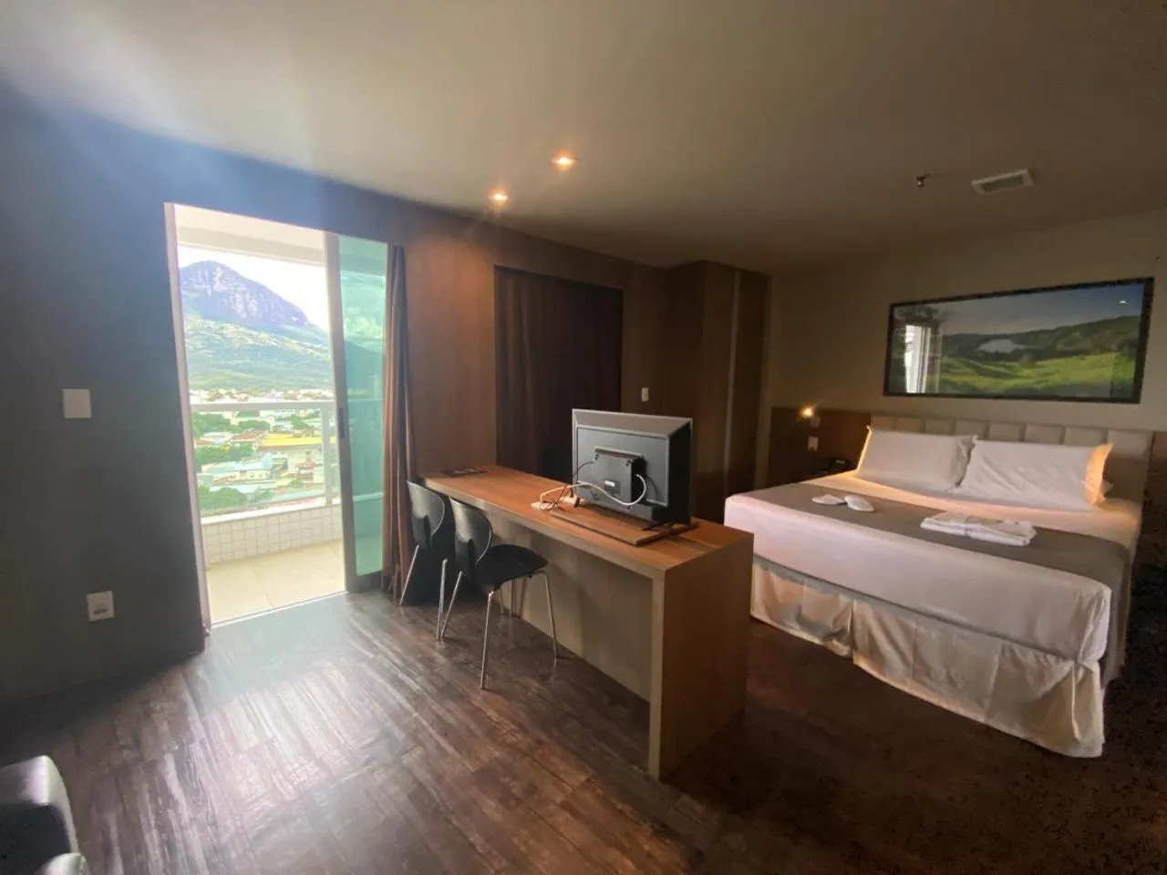 City view, Bed in San Diego Suítes Governador Valadares