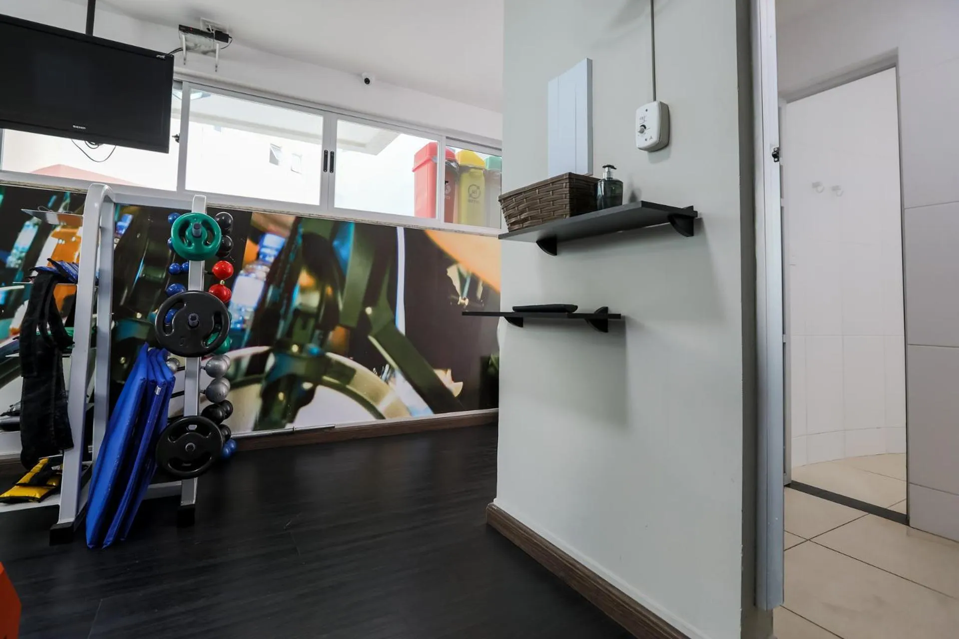 Fitness centre/facilities in San Diego Suítes Governador Valadares