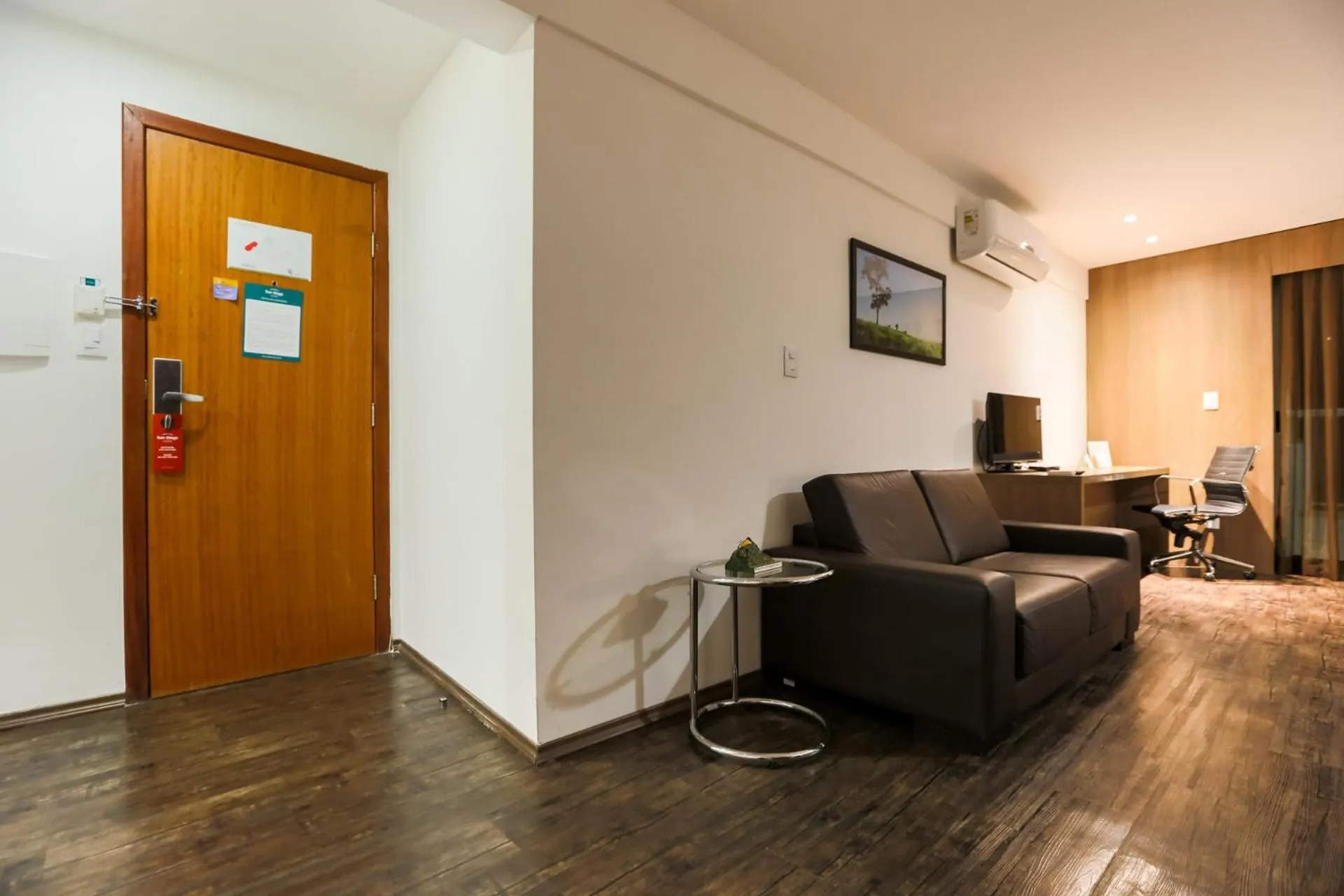 Living room in San Diego Suítes Governador Valadares