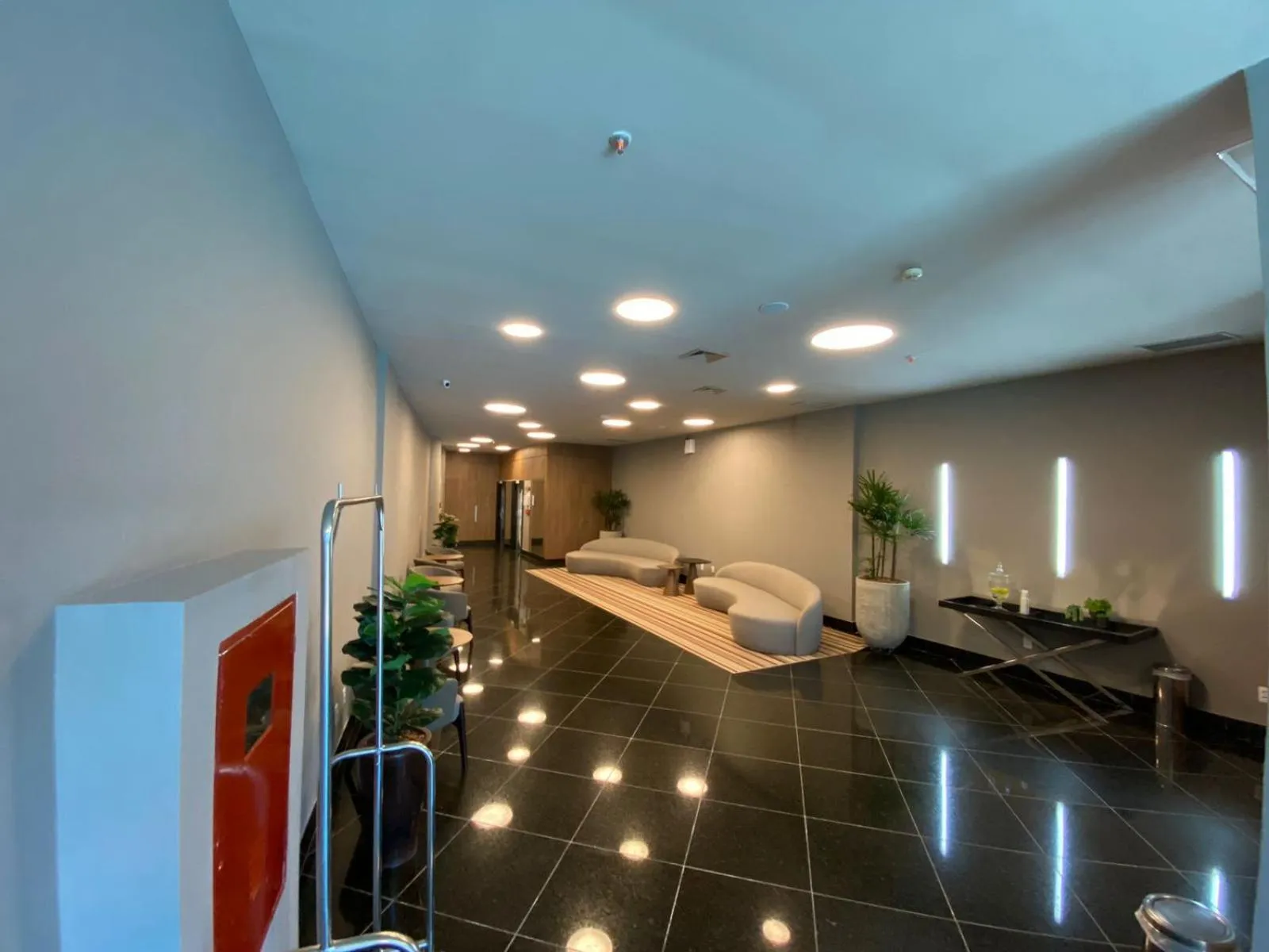 Lobby or reception in San Diego Suítes Governador Valadares