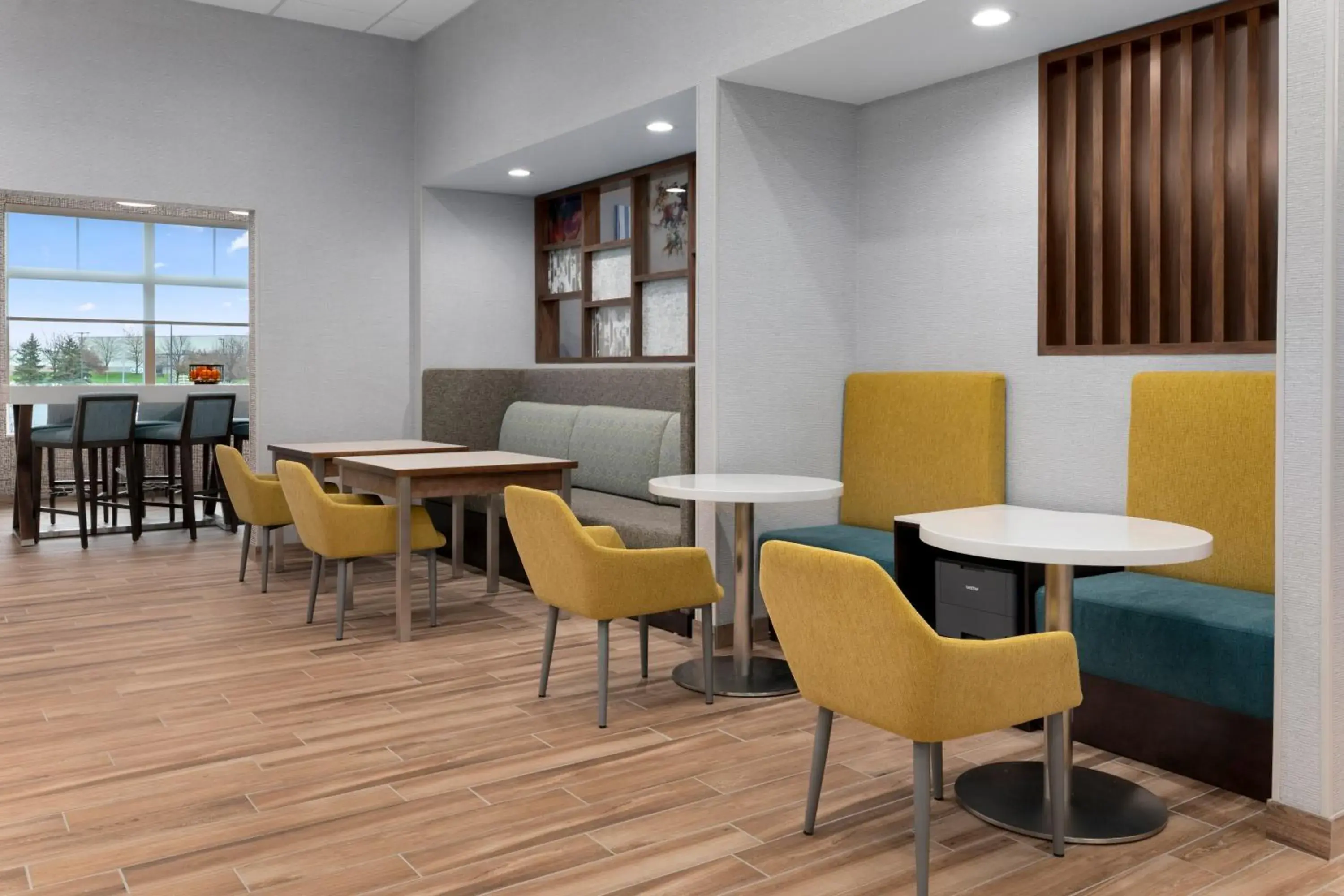 Lobby or reception in Hampton Inn Saline Lobby or reception in Hampton Inn Saline