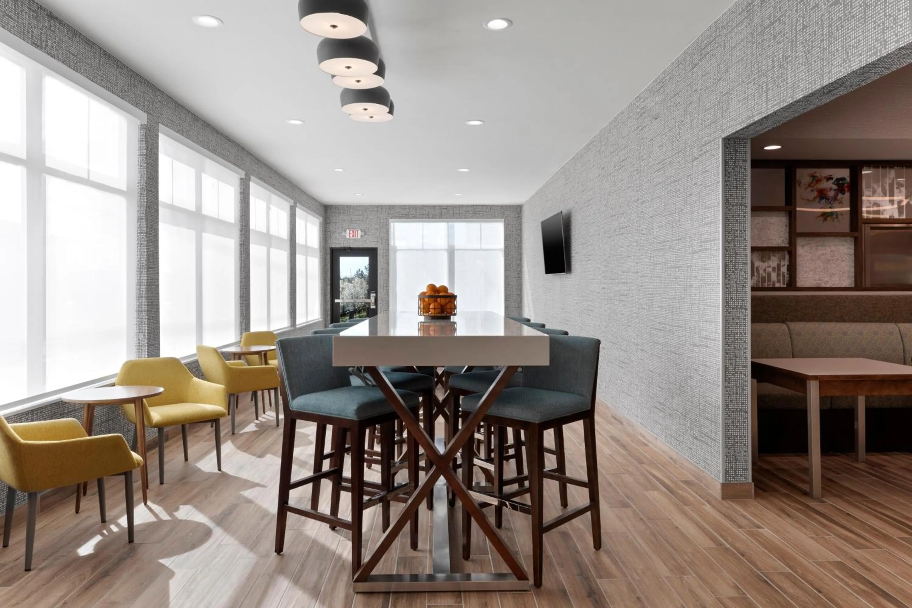 Lobby or reception in Hampton Inn Saline