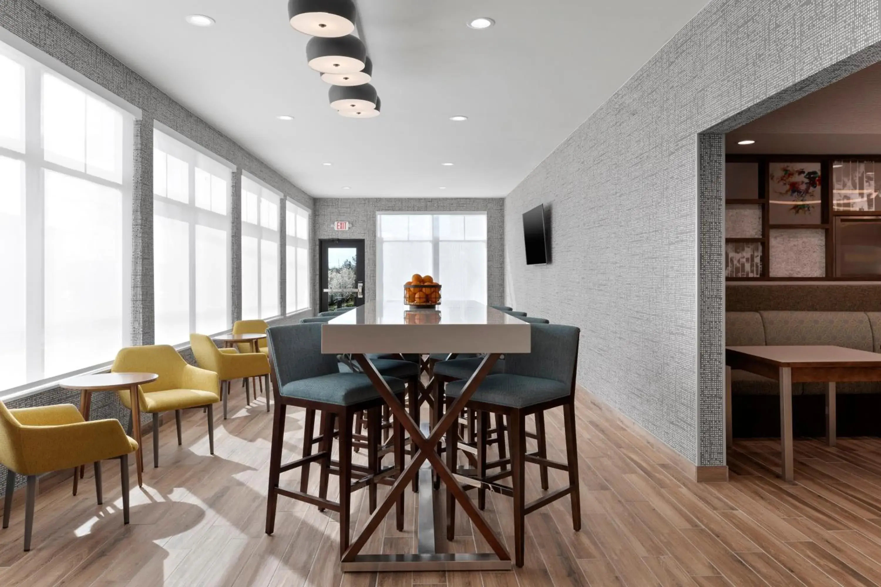 Lobby or reception in Hampton Inn Saline Lobby or reception in Hampton Inn Saline