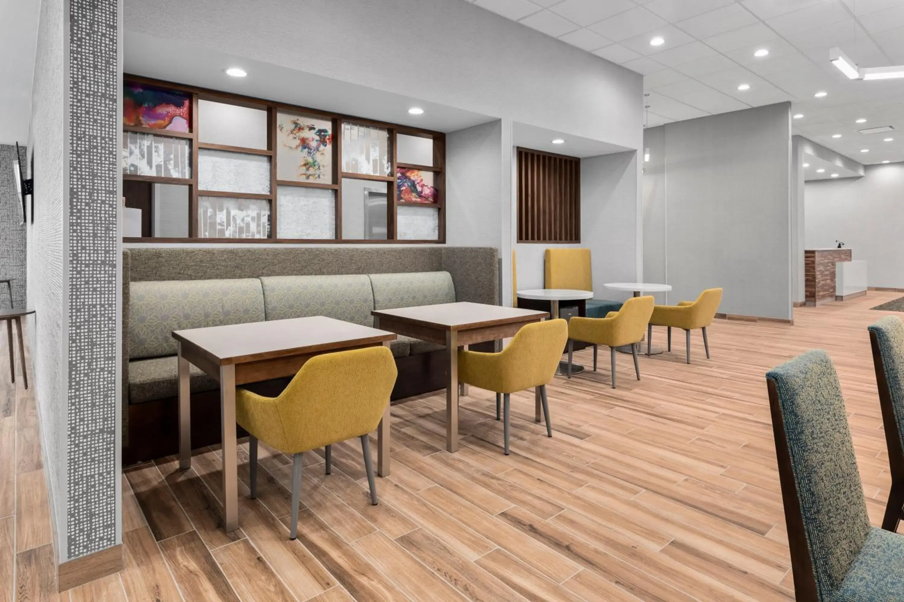 Lobby or reception in Hampton Inn Saline Lobby or reception in Hampton Inn Saline