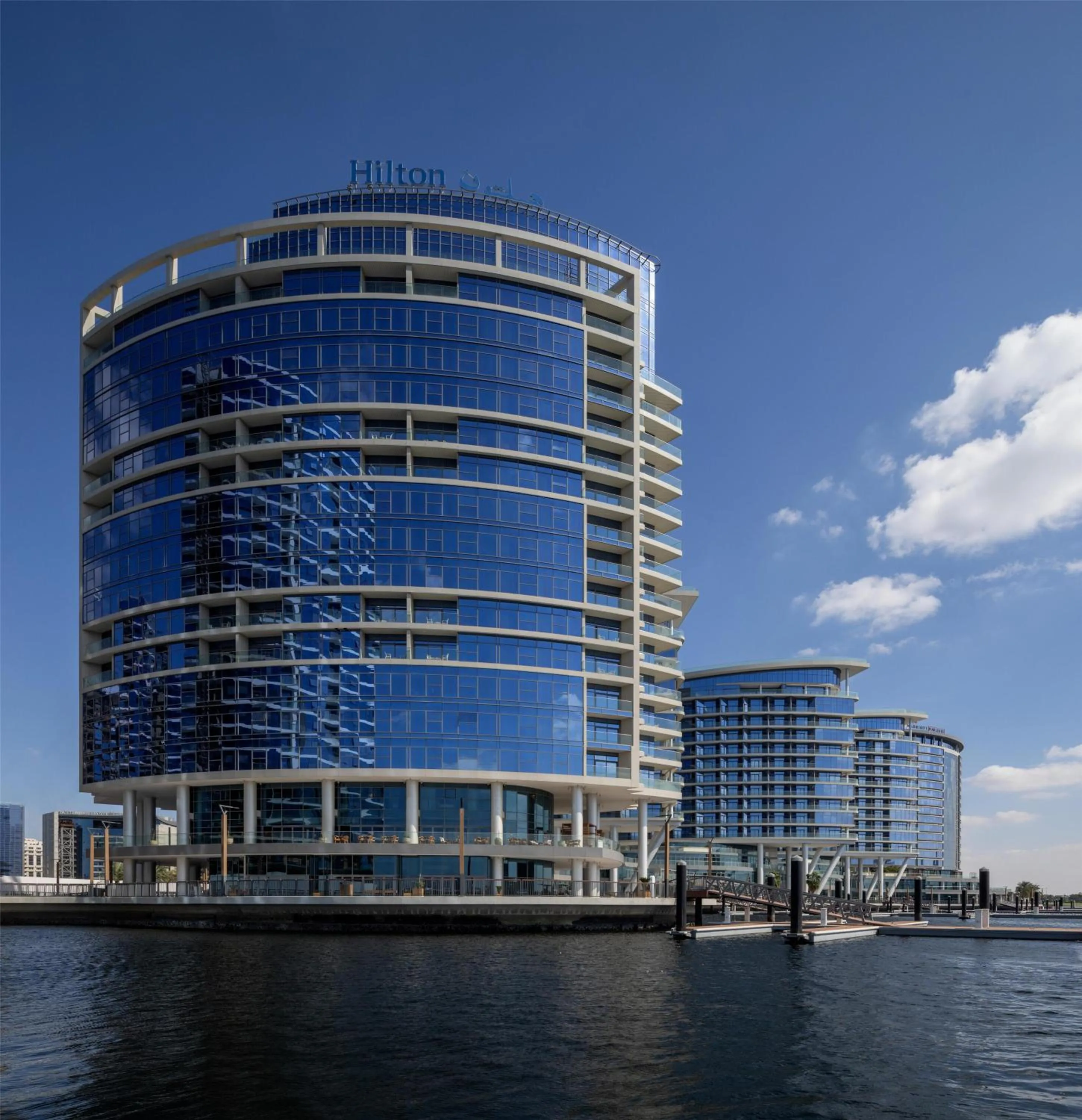 Property building in Hilton Dubai Creek Hotel & Residences