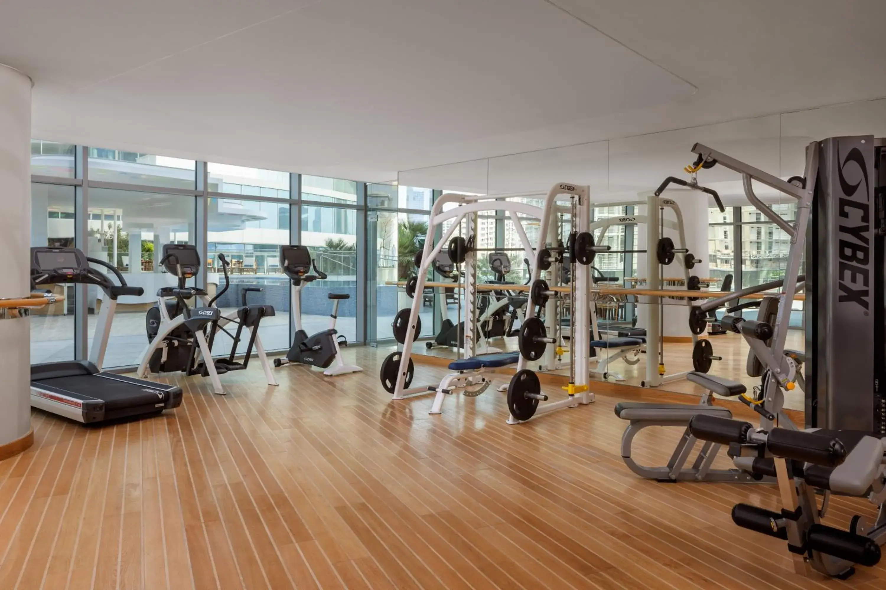 Fitness centre/facilities in Hilton Dubai Creek Hotel & Residences Fitness centre/facilities in Hilton Dubai Creek Hotel & Residences