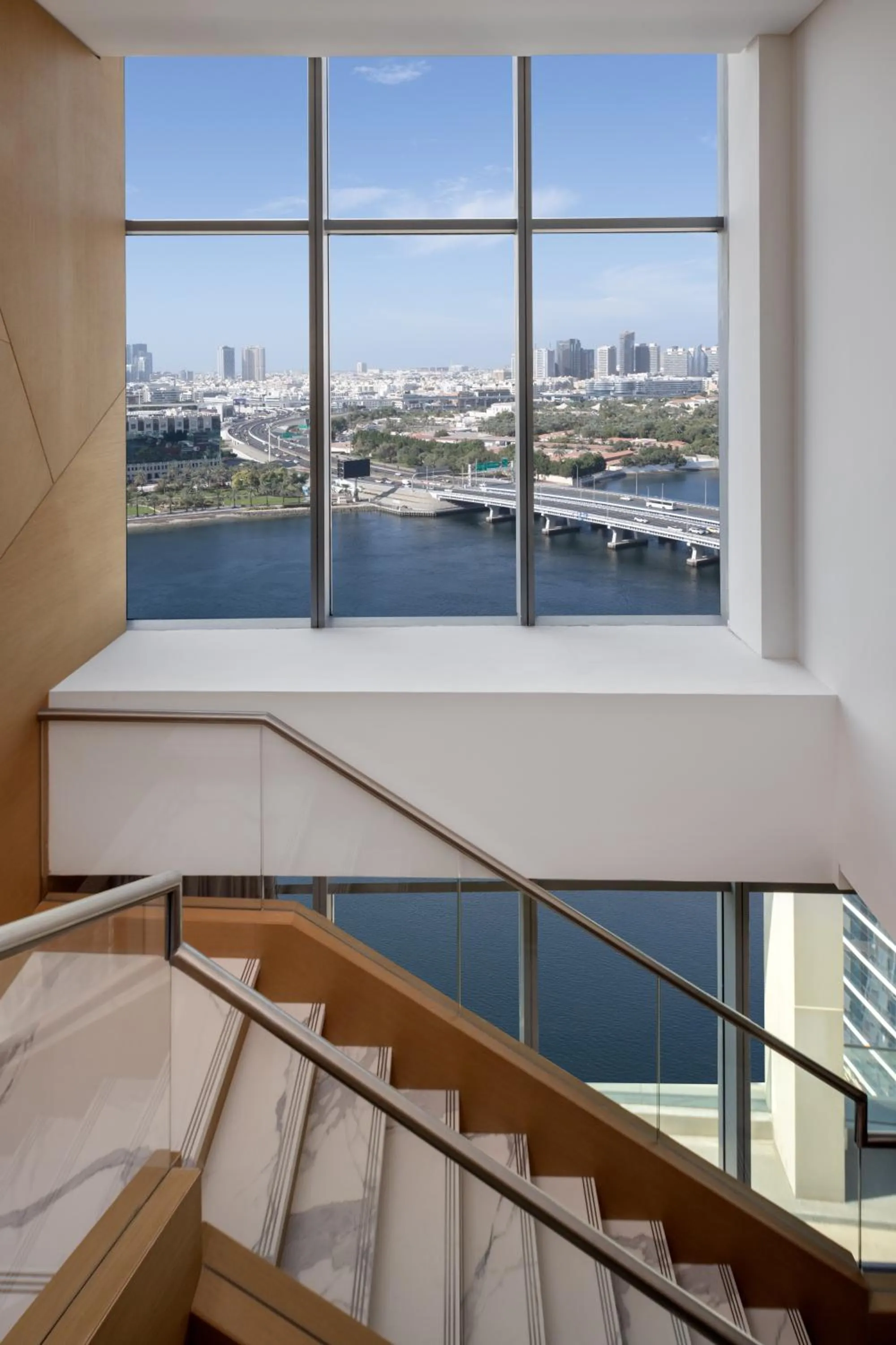 View (from property/room), Bed in Hilton Dubai Creek Hotel & Residences