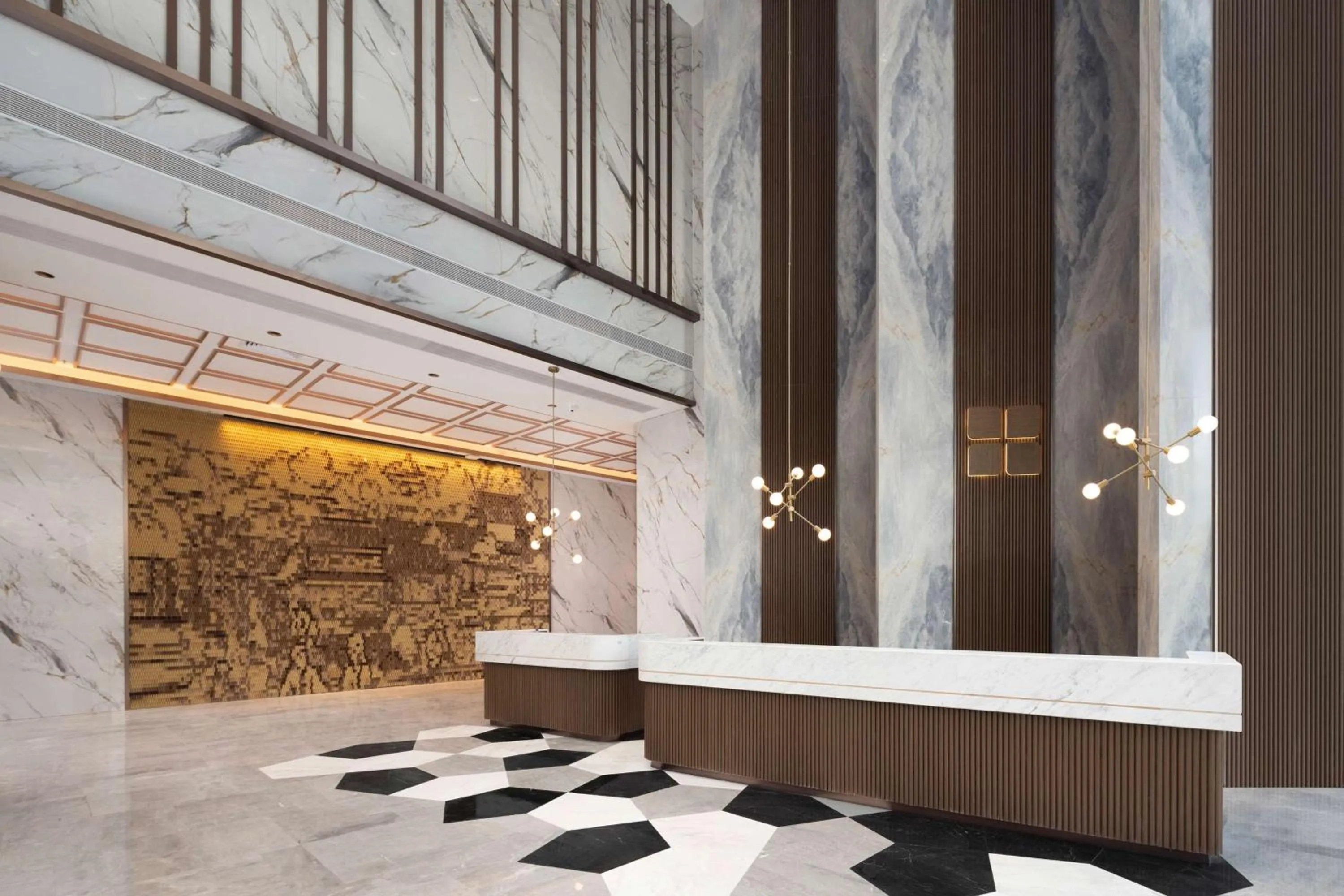 Lobby or reception in Hilton Garden Inn Jiangmen Xinhui