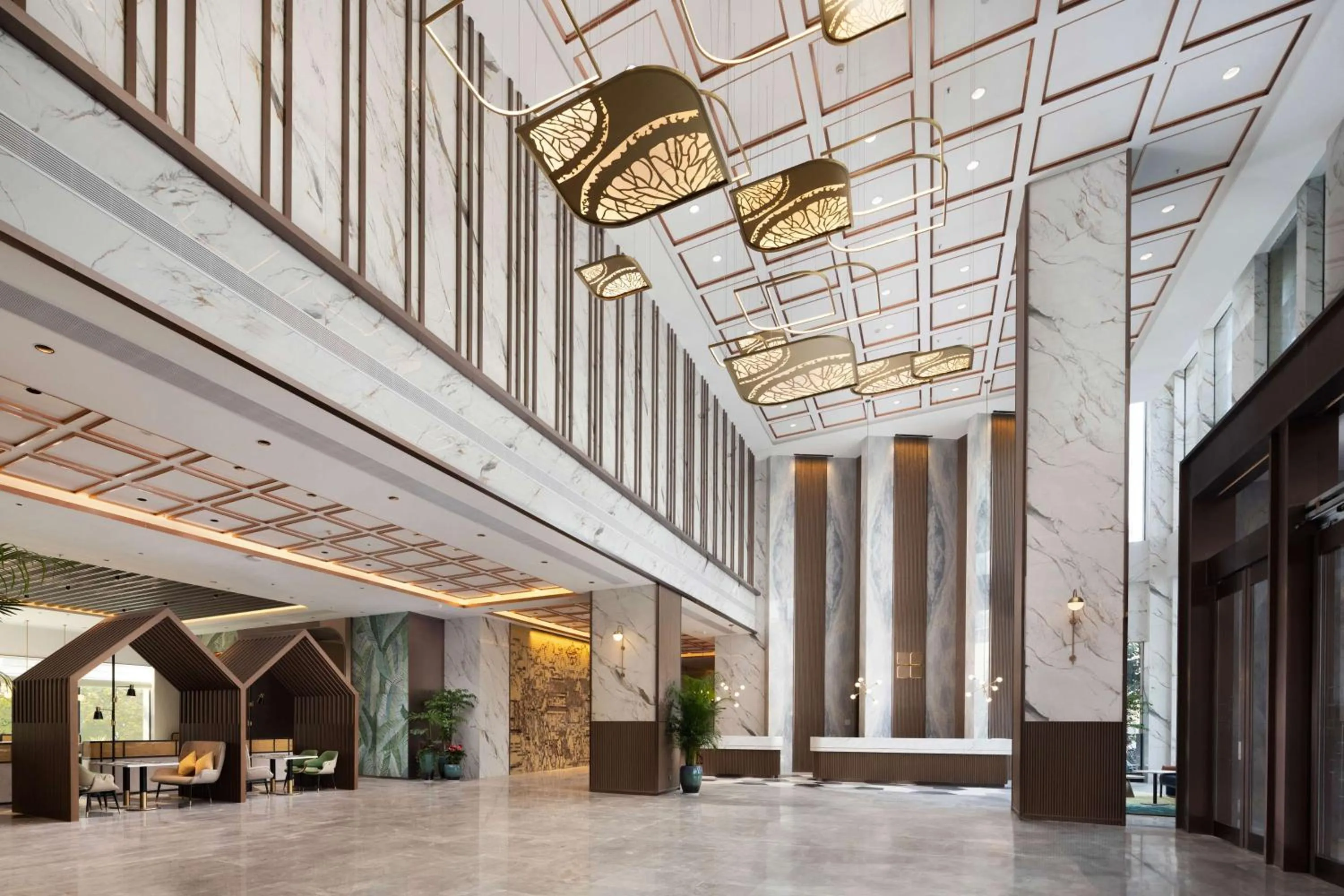 Lobby or reception in Hilton Garden Inn Jiangmen Xinhui