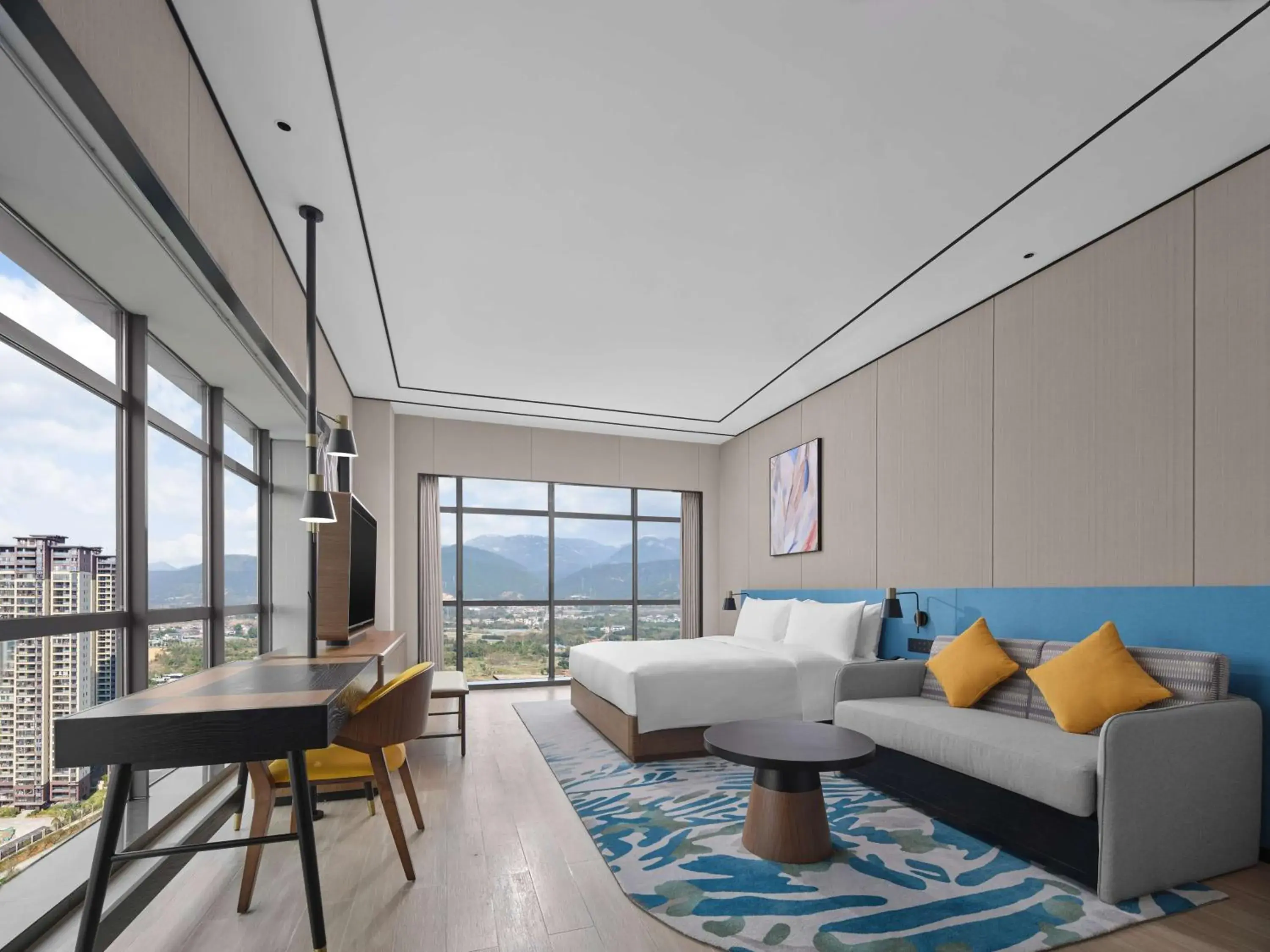 King Room with Sofa Bed in Hilton Garden Inn Ganzhou Longnan King Room with Sofa Bed in Hilton Garden Inn Ganzhou Longnan