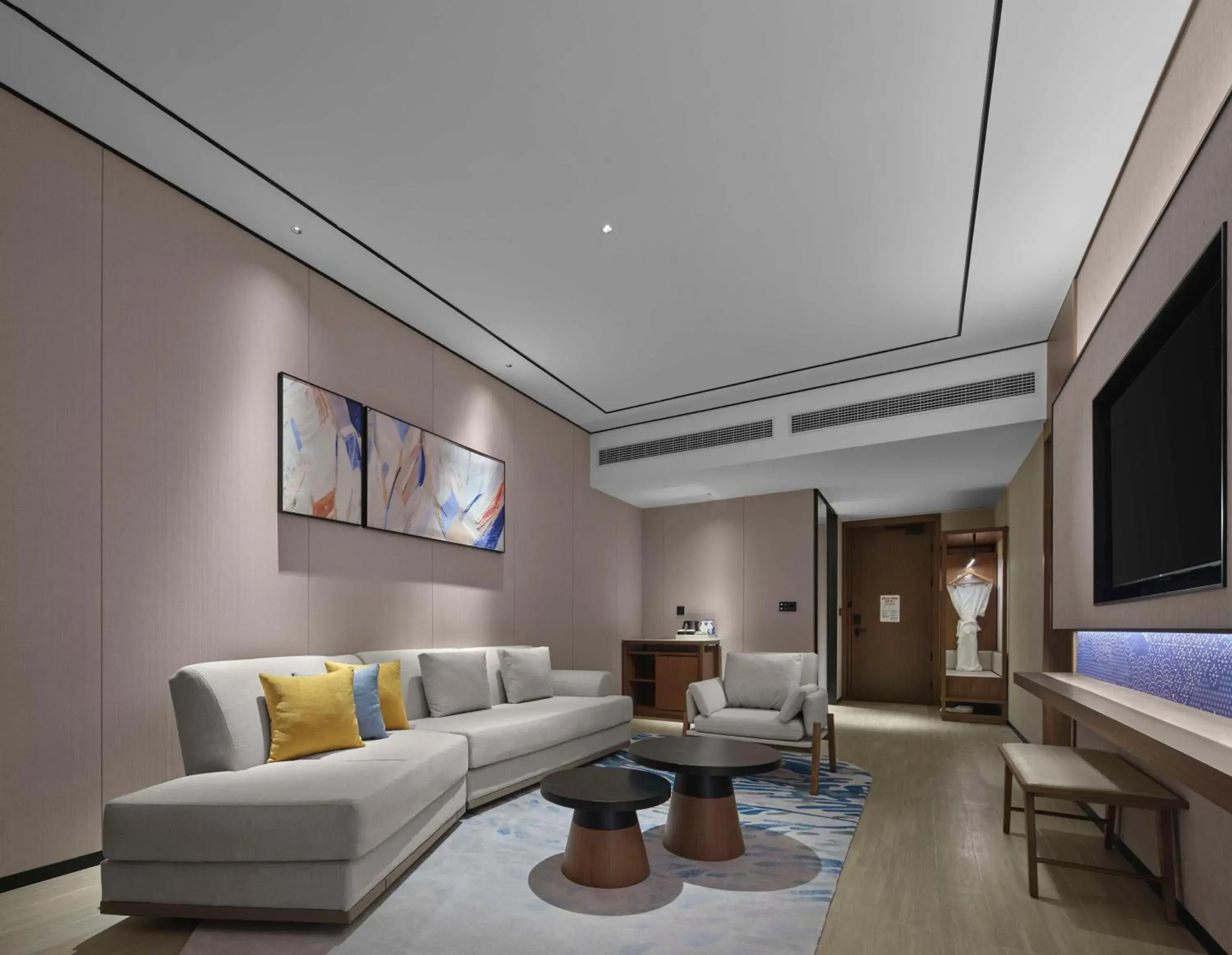 Living room, Bed in Hilton Garden Inn Ganzhou Longnan Living room, Bed in Hilton Garden Inn Ganzhou Longnan