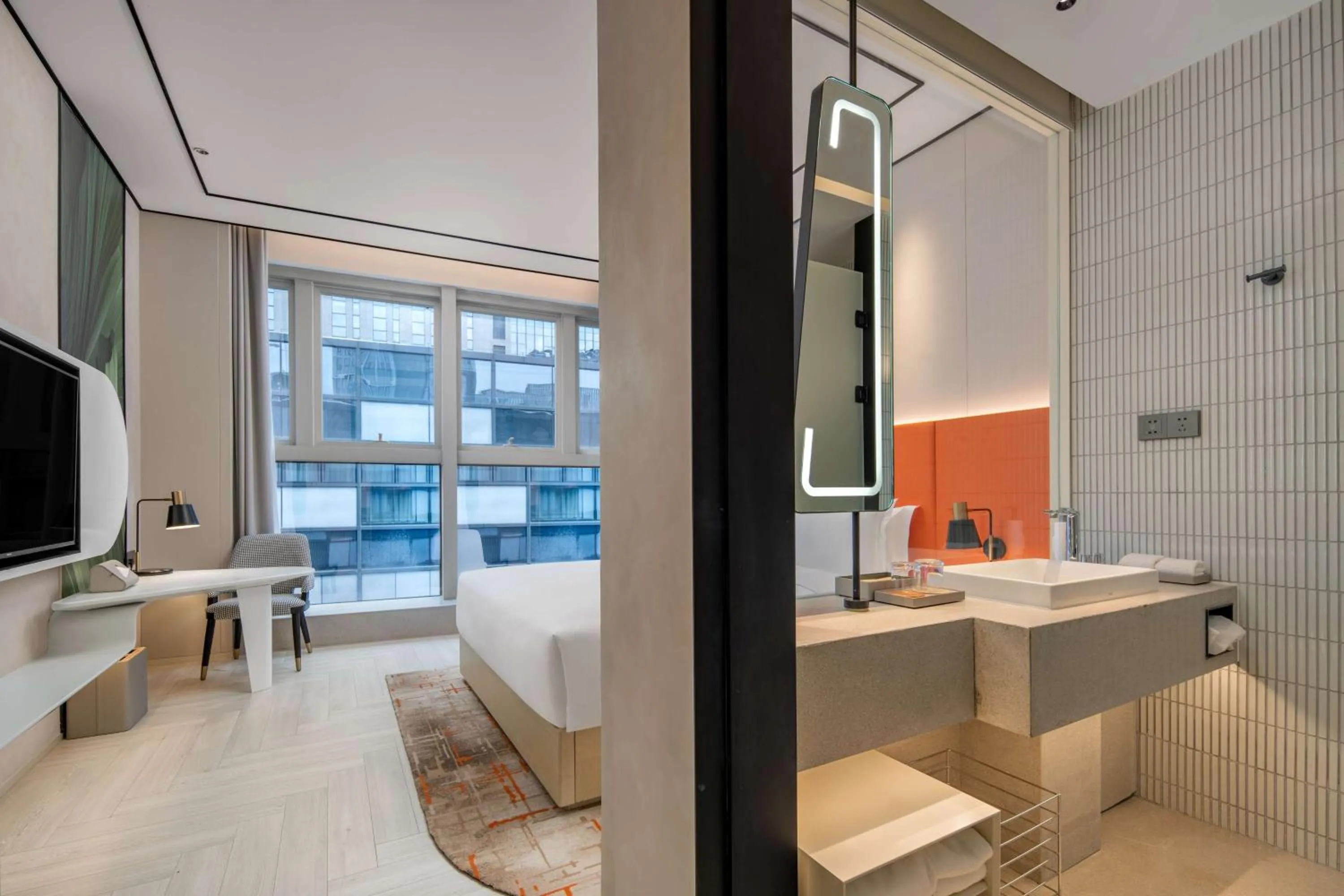 Bathroom in Hilton Garden Inn Nanjing Hexi Olympic Sports Center