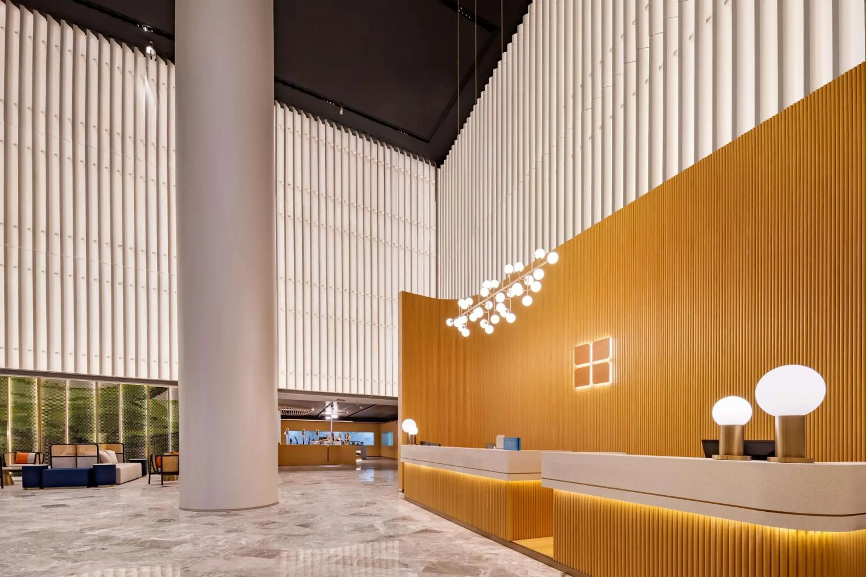 Lobby or reception in Hilton Garden Inn Nanjing Hexi Olympic Sports Center Lobby or reception in Hilton Garden Inn Nanjing Hexi Olympic Sports Center