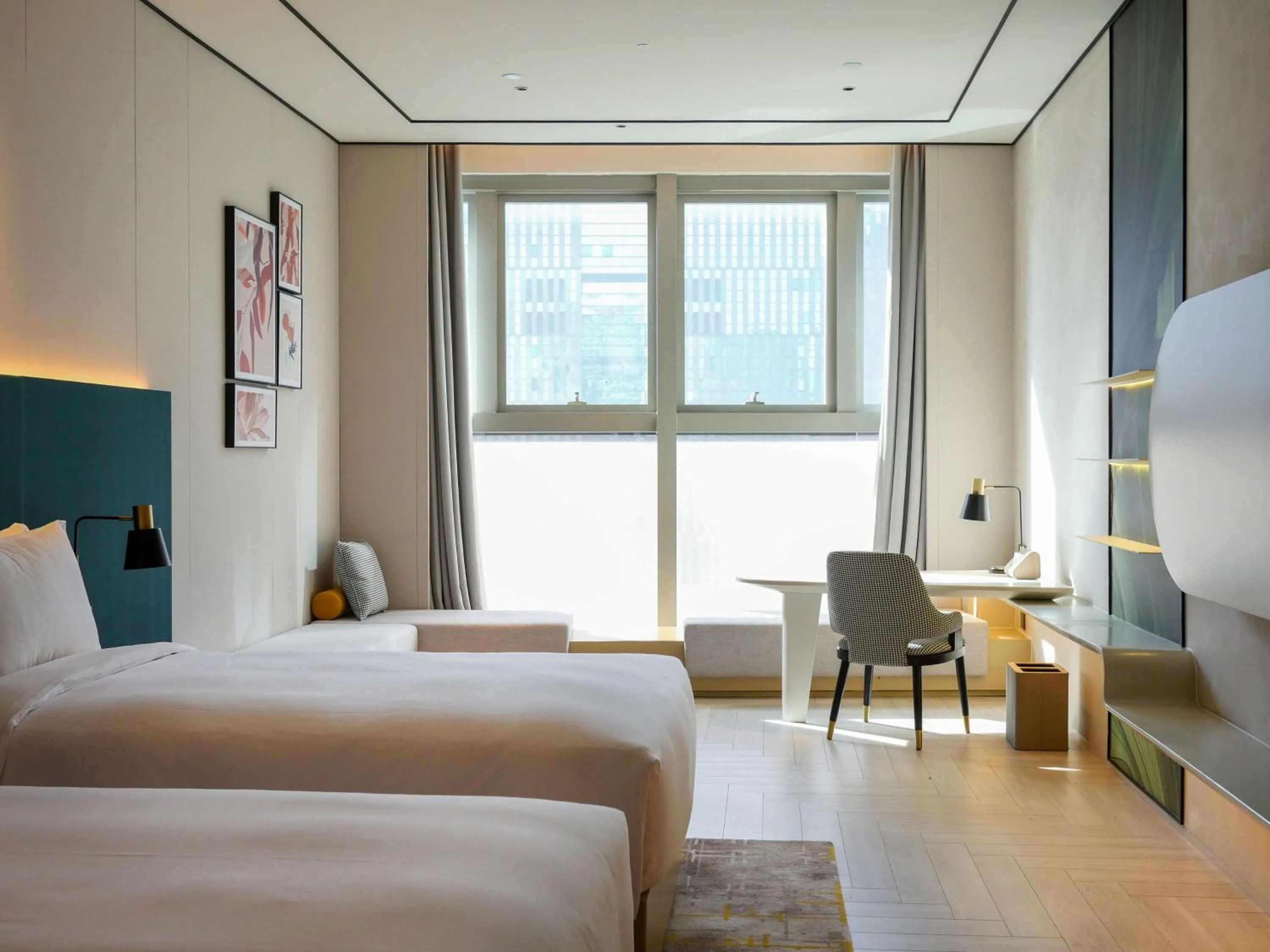 Bed in Hilton Garden Inn Nanjing Hexi Olympic Sports Center