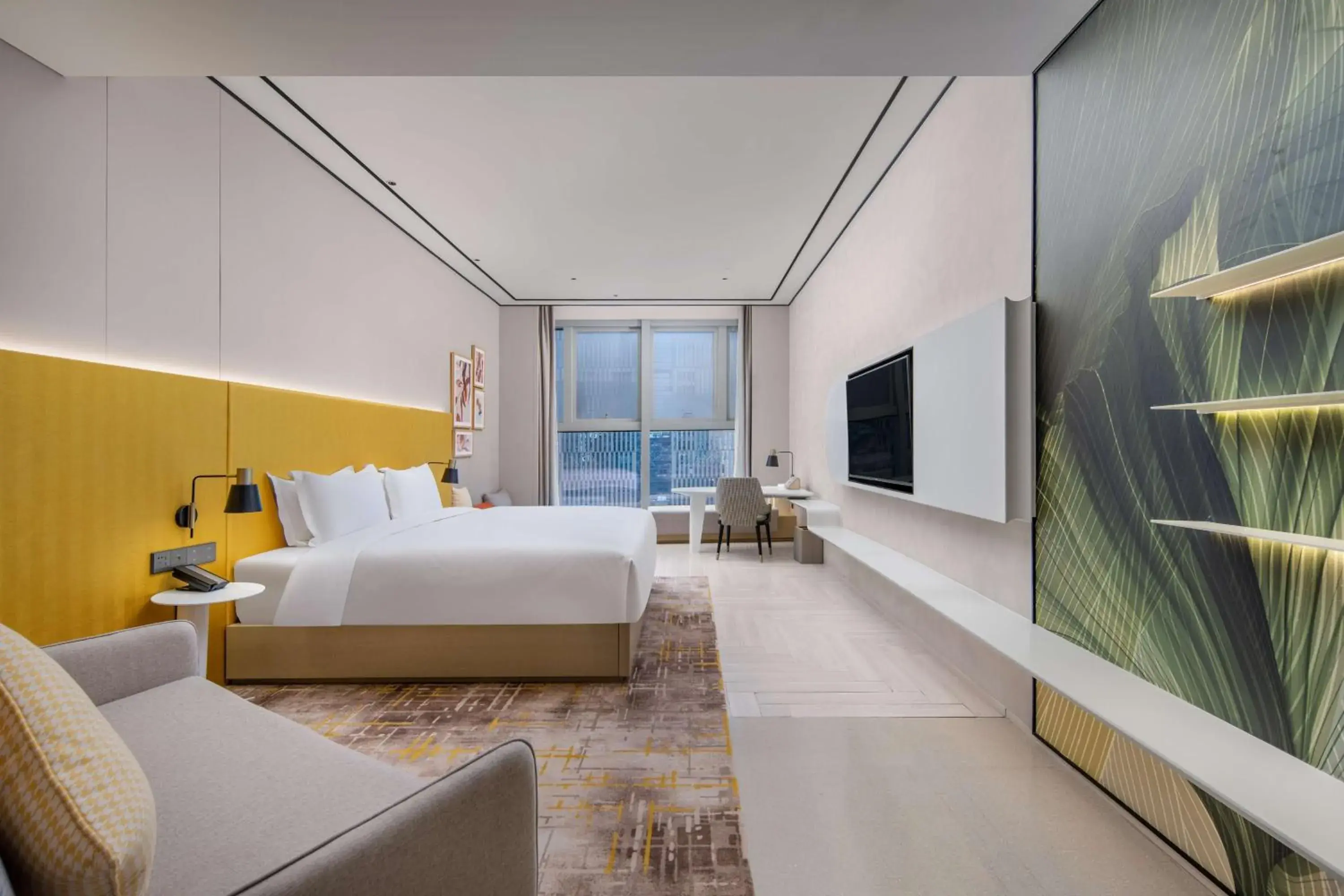 Bed in Hilton Garden Inn Nanjing Hexi Olympic Sports Center Bed in Hilton Garden Inn Nanjing Hexi Olympic Sports Center