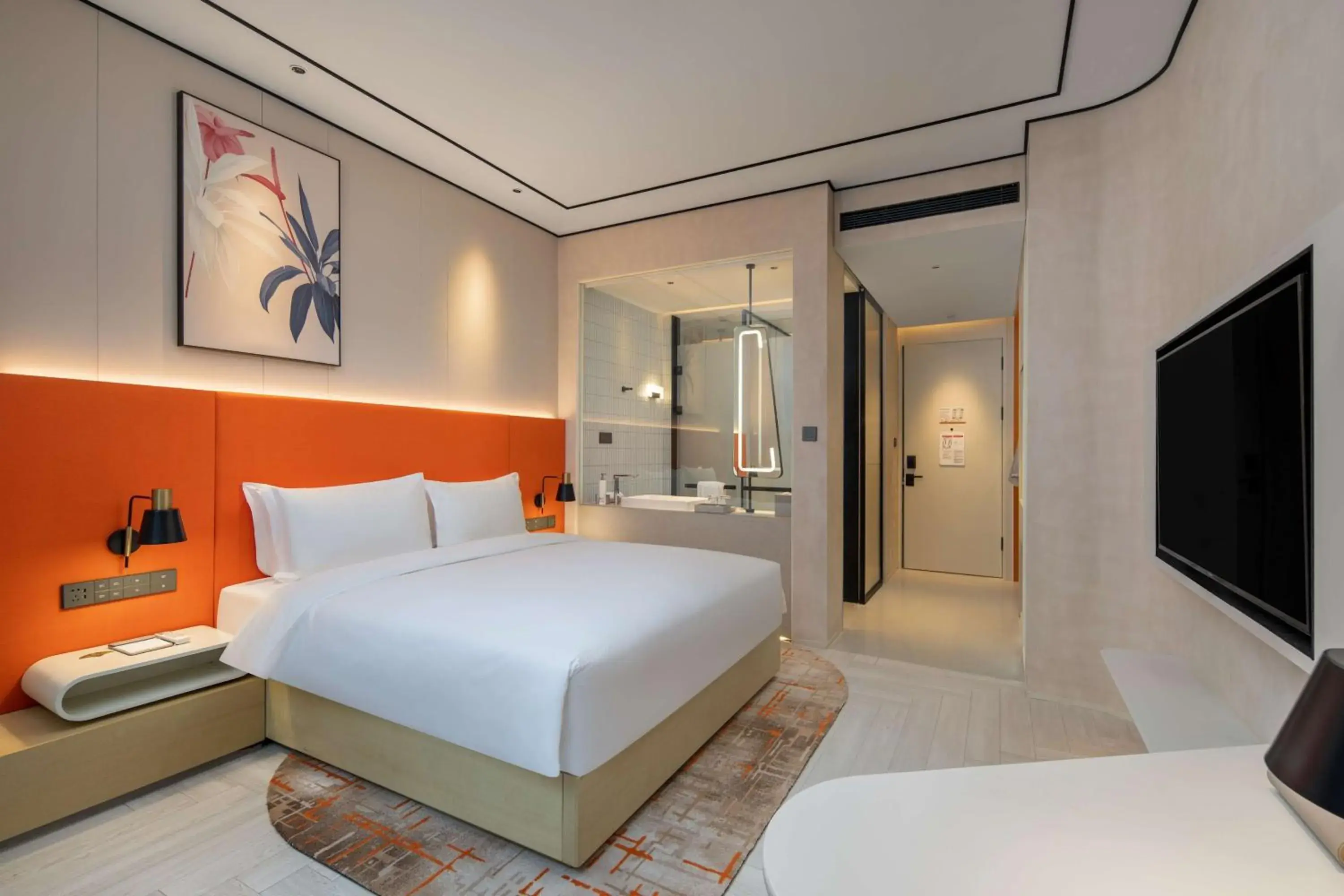 Bed in Hilton Garden Inn Nanjing Hexi Olympic Sports Center Bed in Hilton Garden Inn Nanjing Hexi Olympic Sports Center