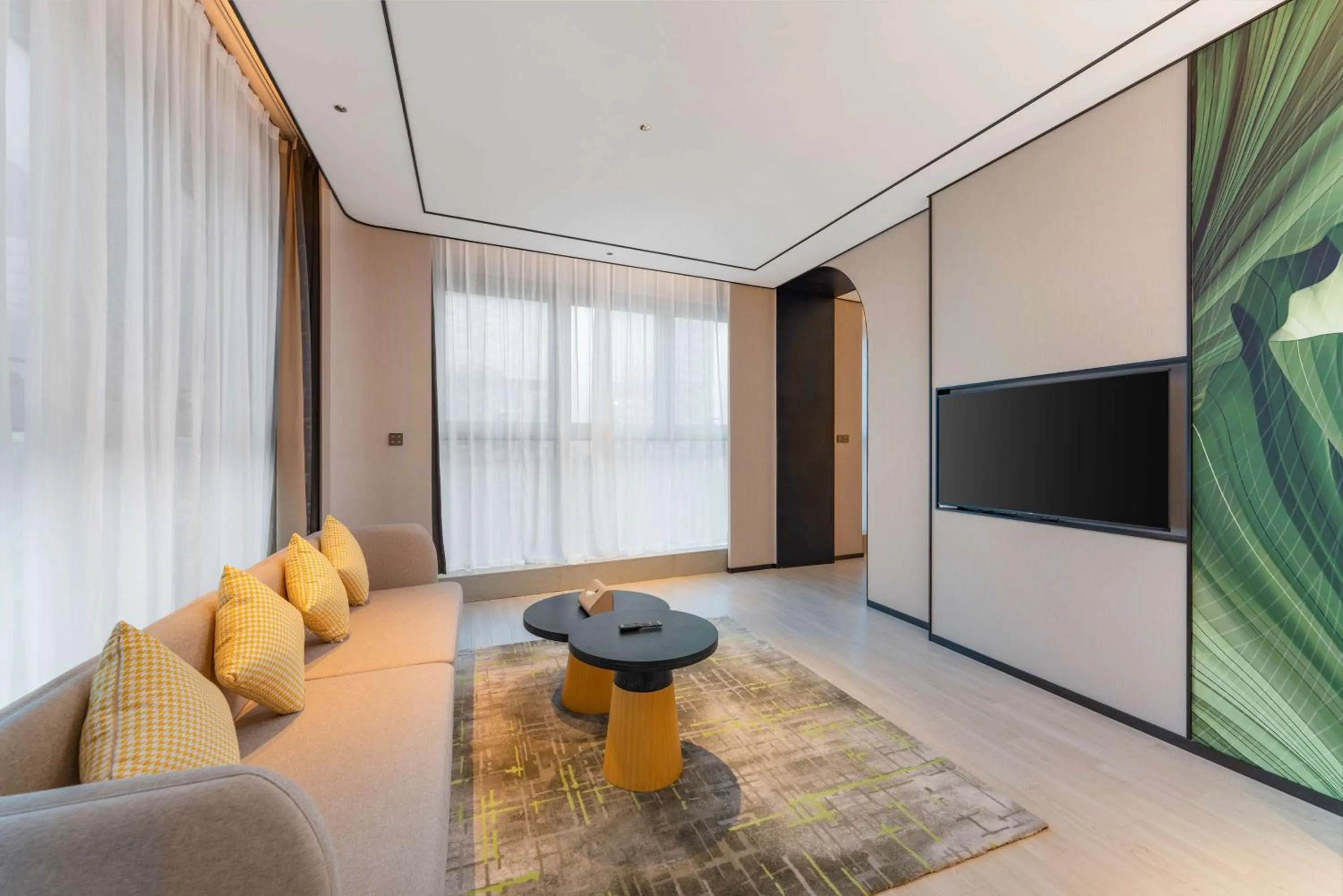 Living room in Hilton Garden Inn Nanjing Hexi Olympic Sports Center