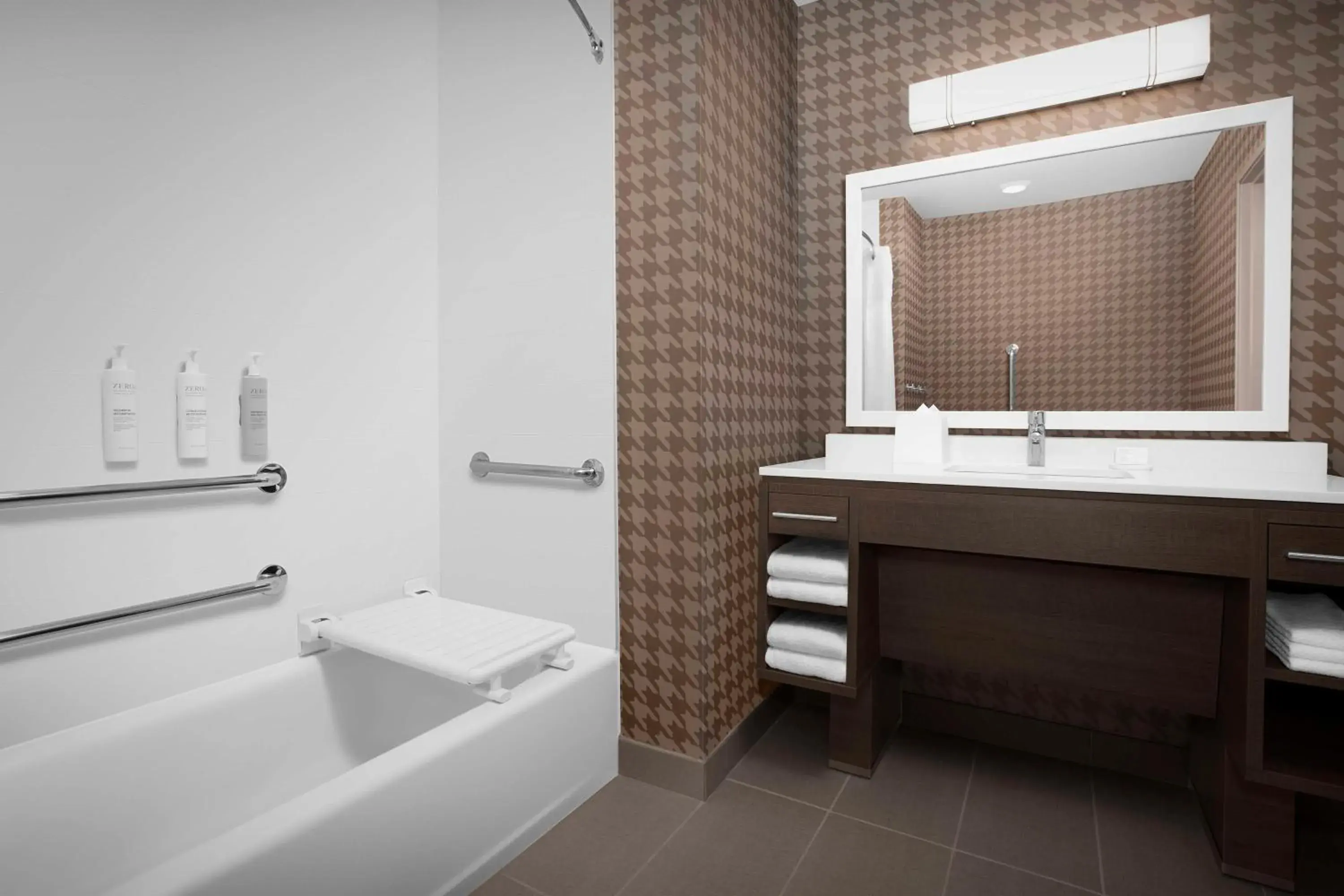 Bathroom in Home2 Suites By Hilton Phoenix North Happy Valley Bathroom in Home2 Suites By Hilton Phoenix North Happy Valley