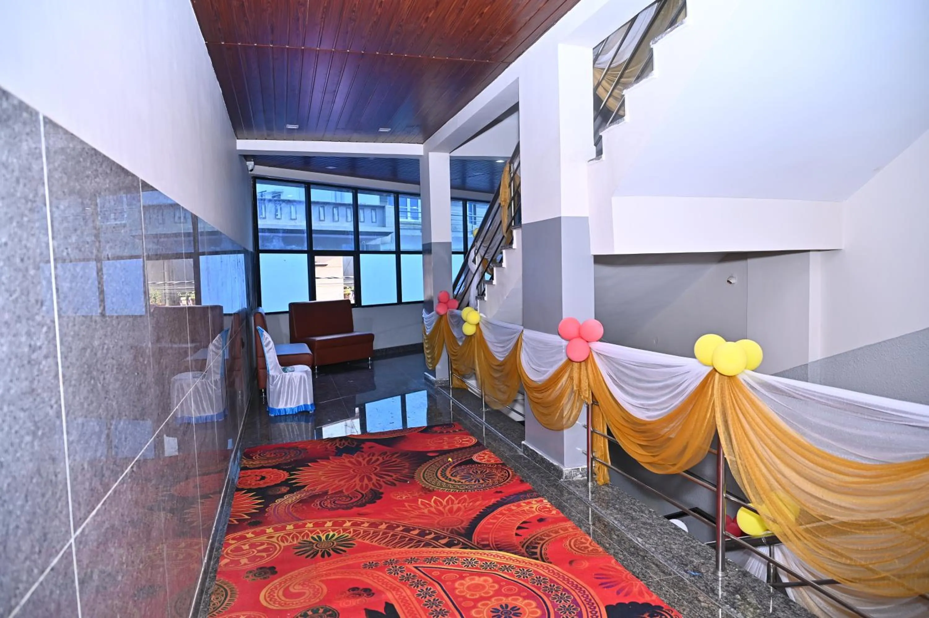 Seating area in HOTEL SLN COMFORTS