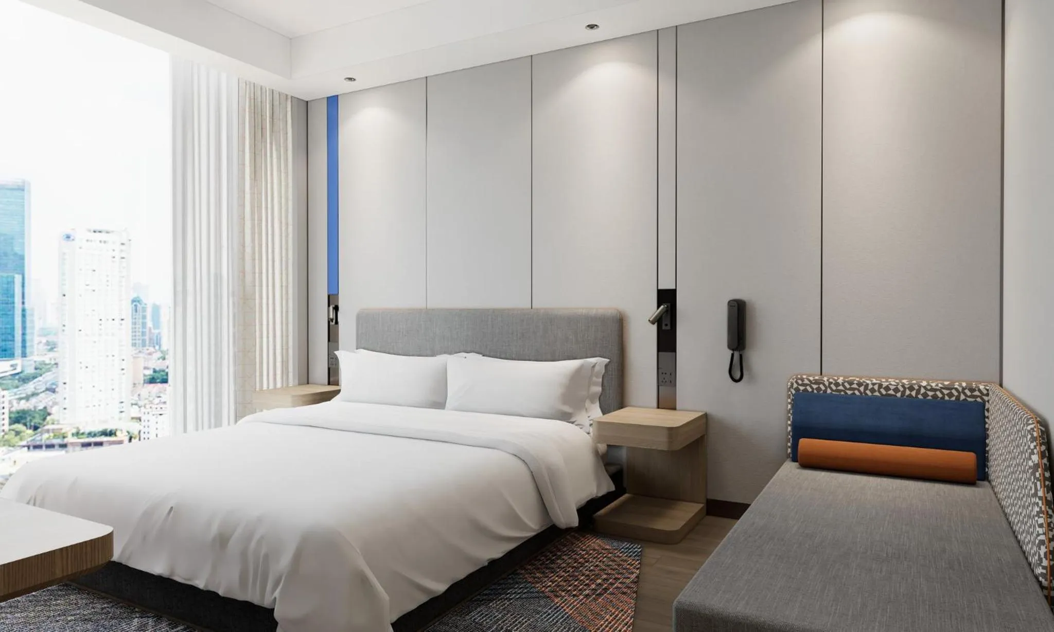 Photo of the whole room, Bed in Holiday Inn Express Xi'an Daxing by IHG