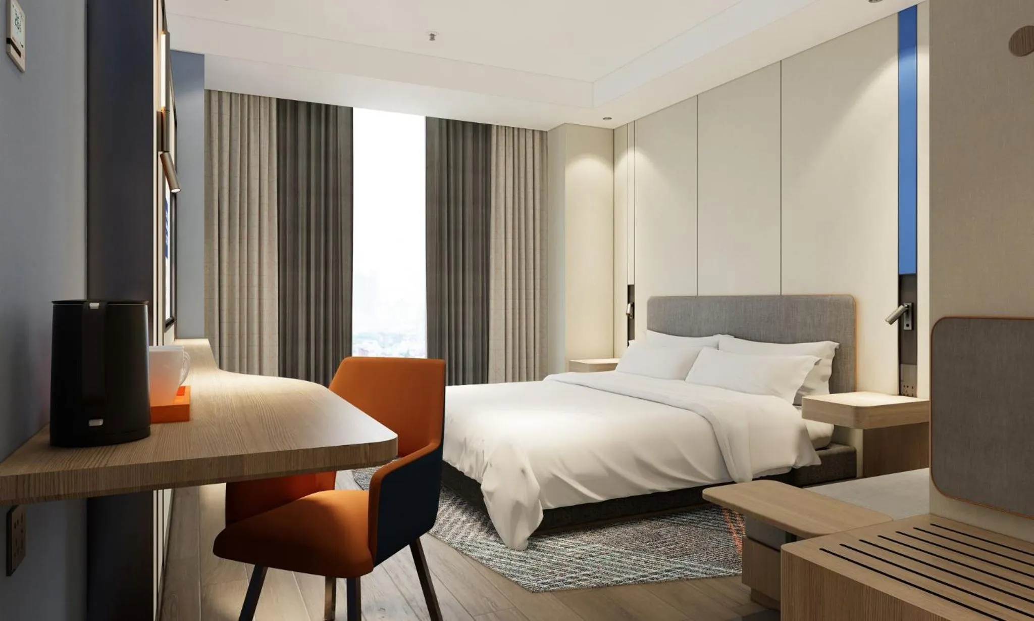 Photo of the whole room, Bed in Holiday Inn Express Xi'an Daxing by IHG