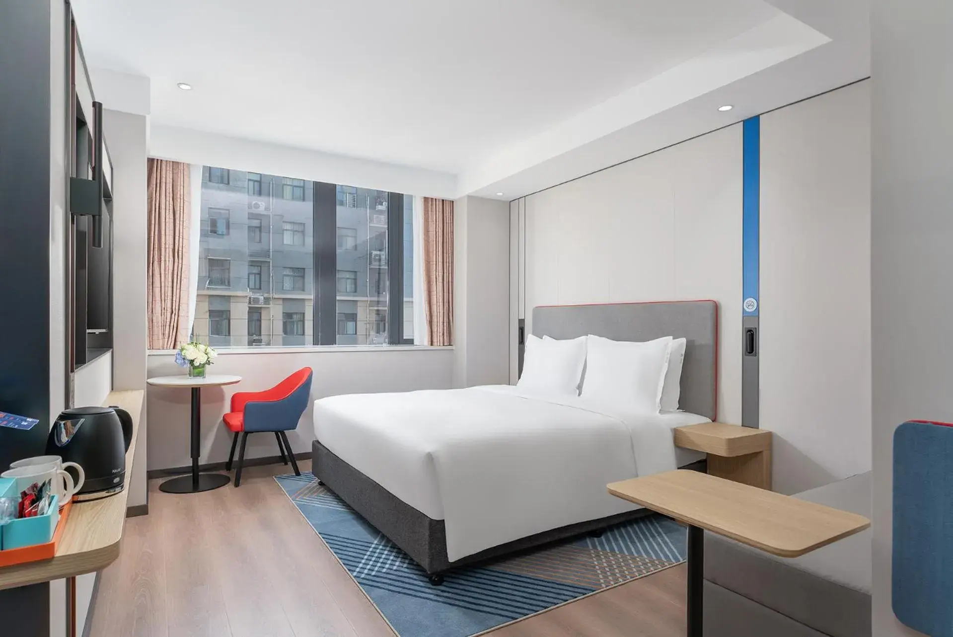 Bed in Holiday Inn Express Xi'an Daxing by IHG Bed in Holiday Inn Express Xi'an Daxing by IHG