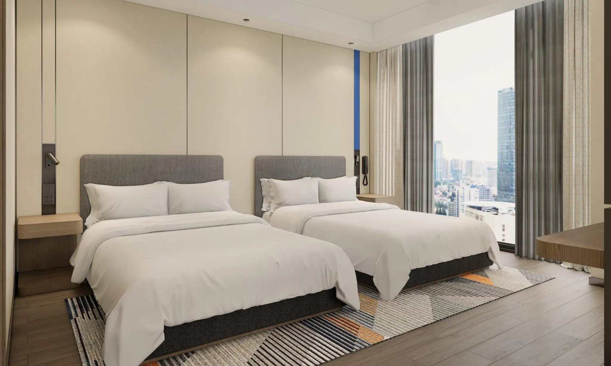 Photo of the whole room, Bed in Holiday Inn Express Xi'an Daxing by IHG