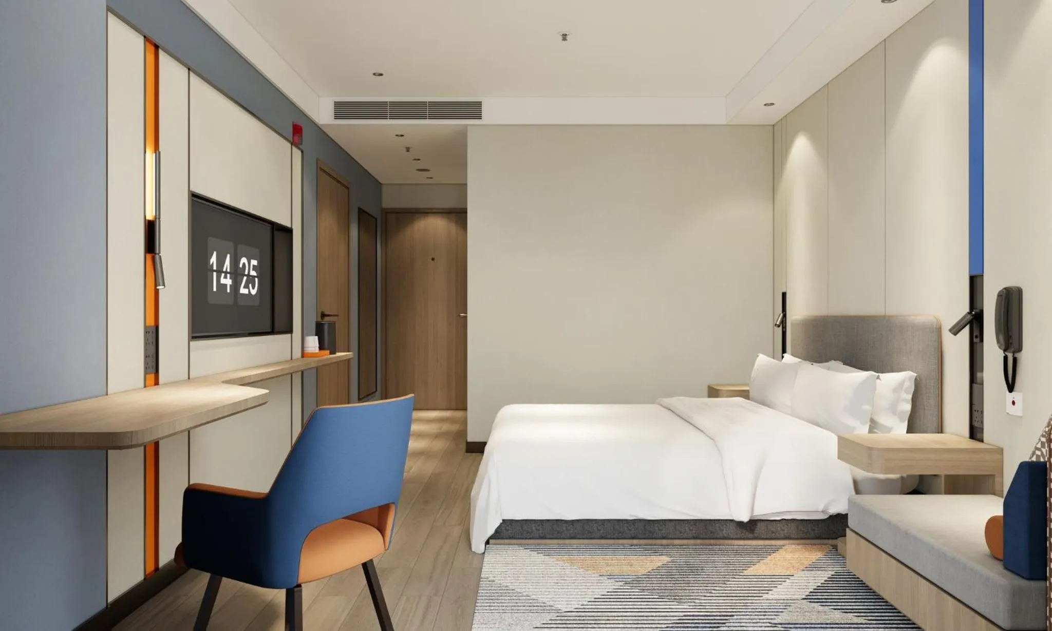 Photo of the whole room, Bed in Holiday Inn Express Xi'an Daxing by IHG