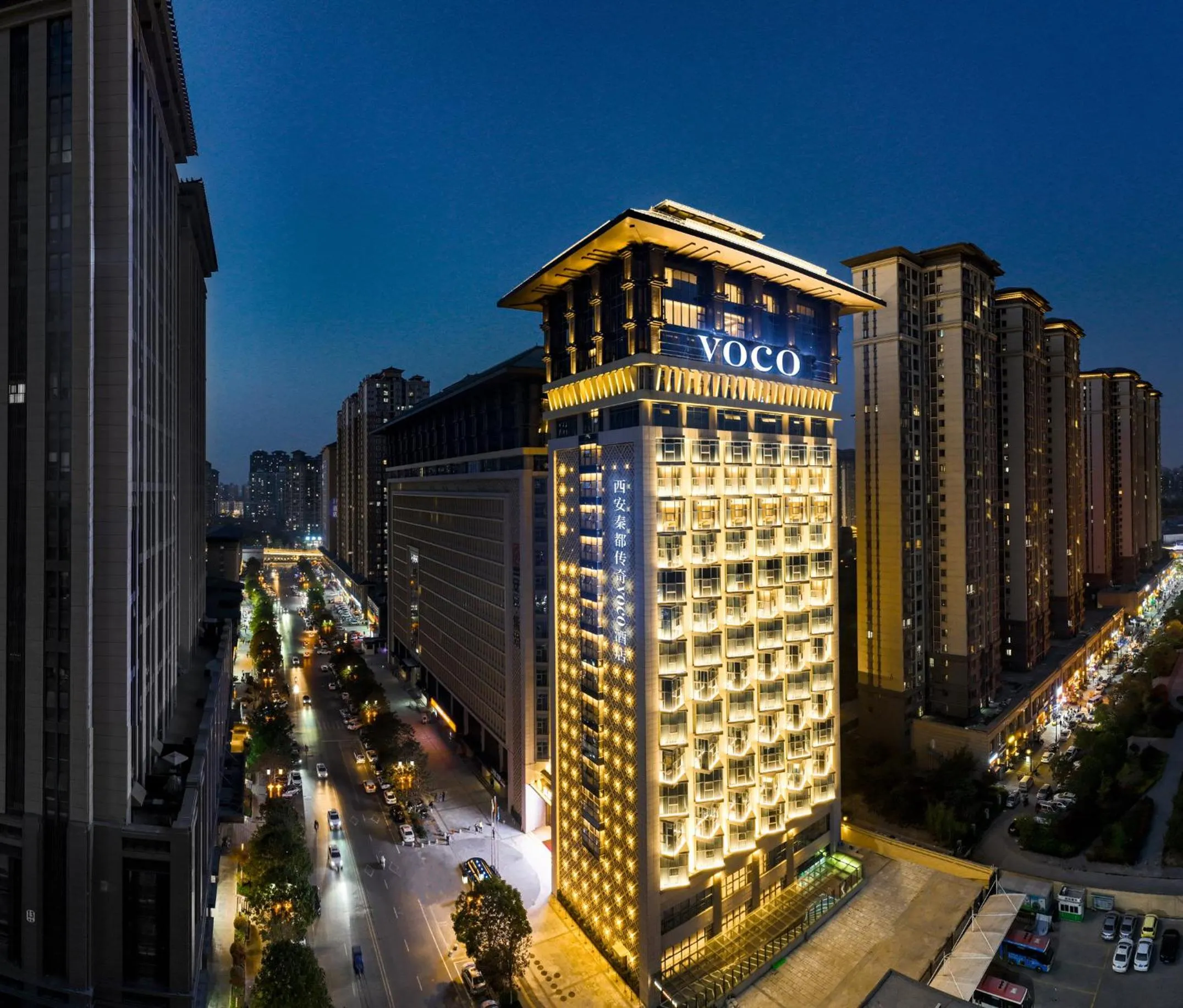 Property building in voco Xi'an Qindu Legend by IHG