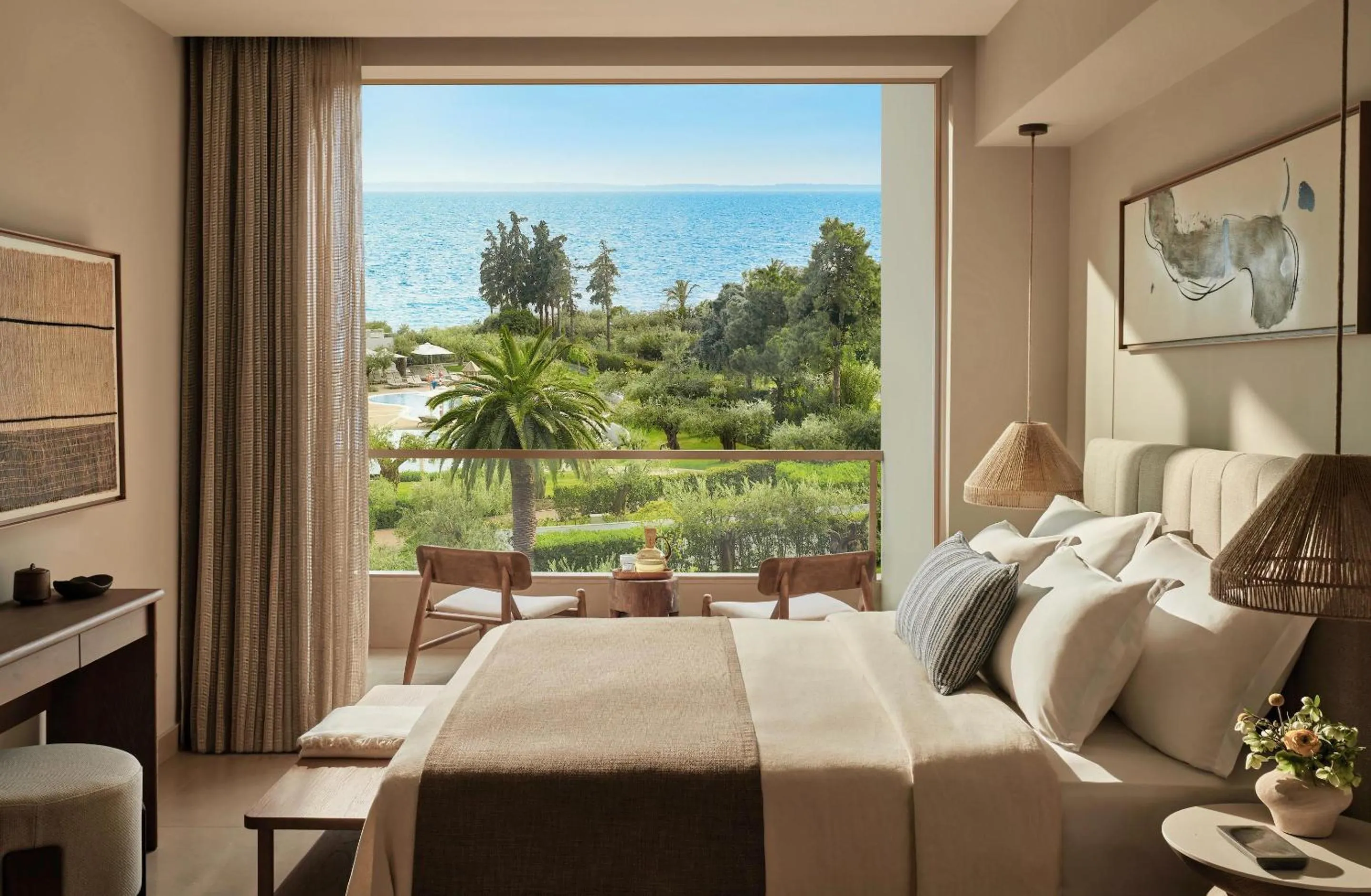 Photo of the whole room, Bed in Ikos Olivia