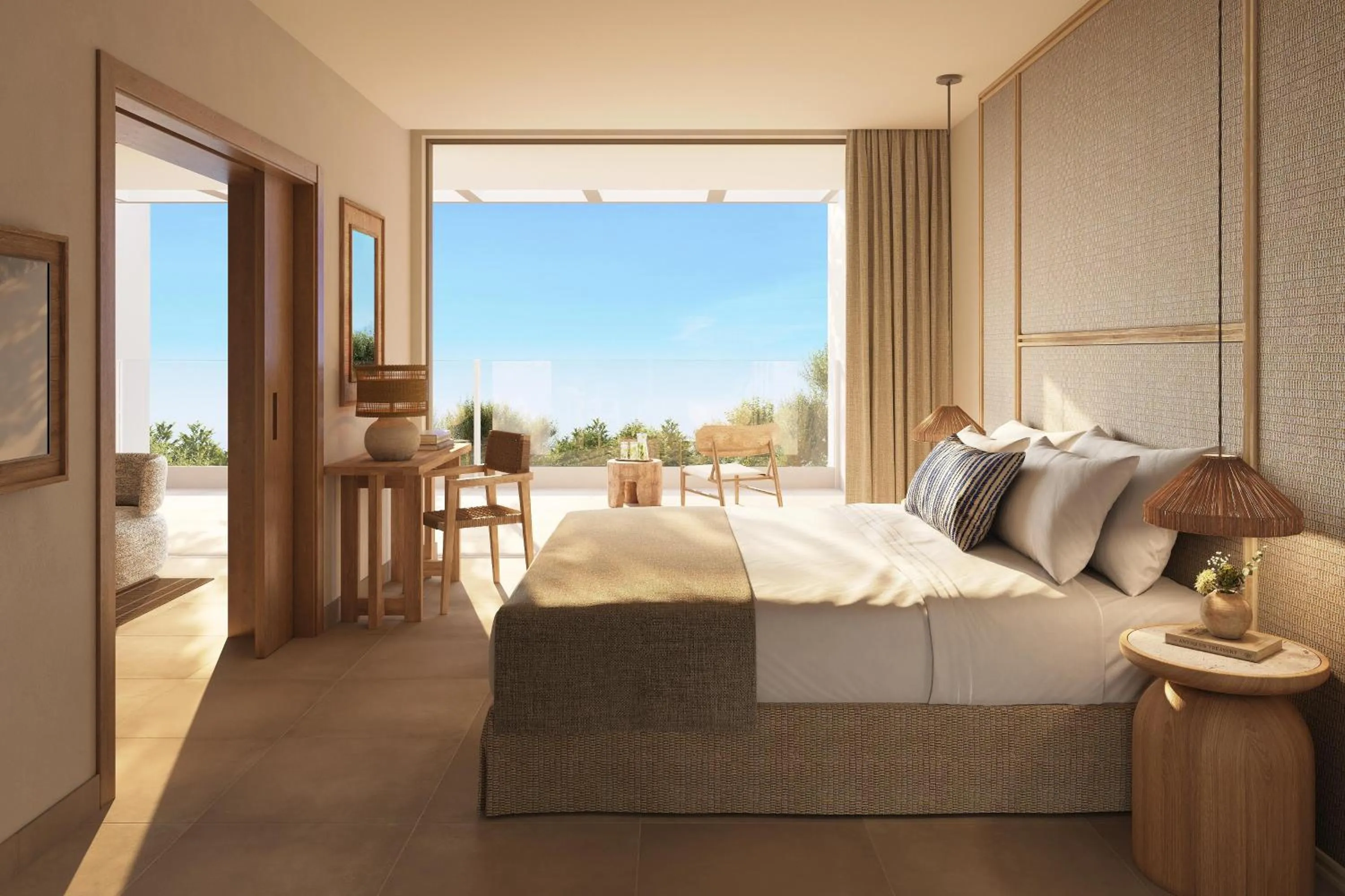 Photo of the whole room, Bed in Ikos Olivia