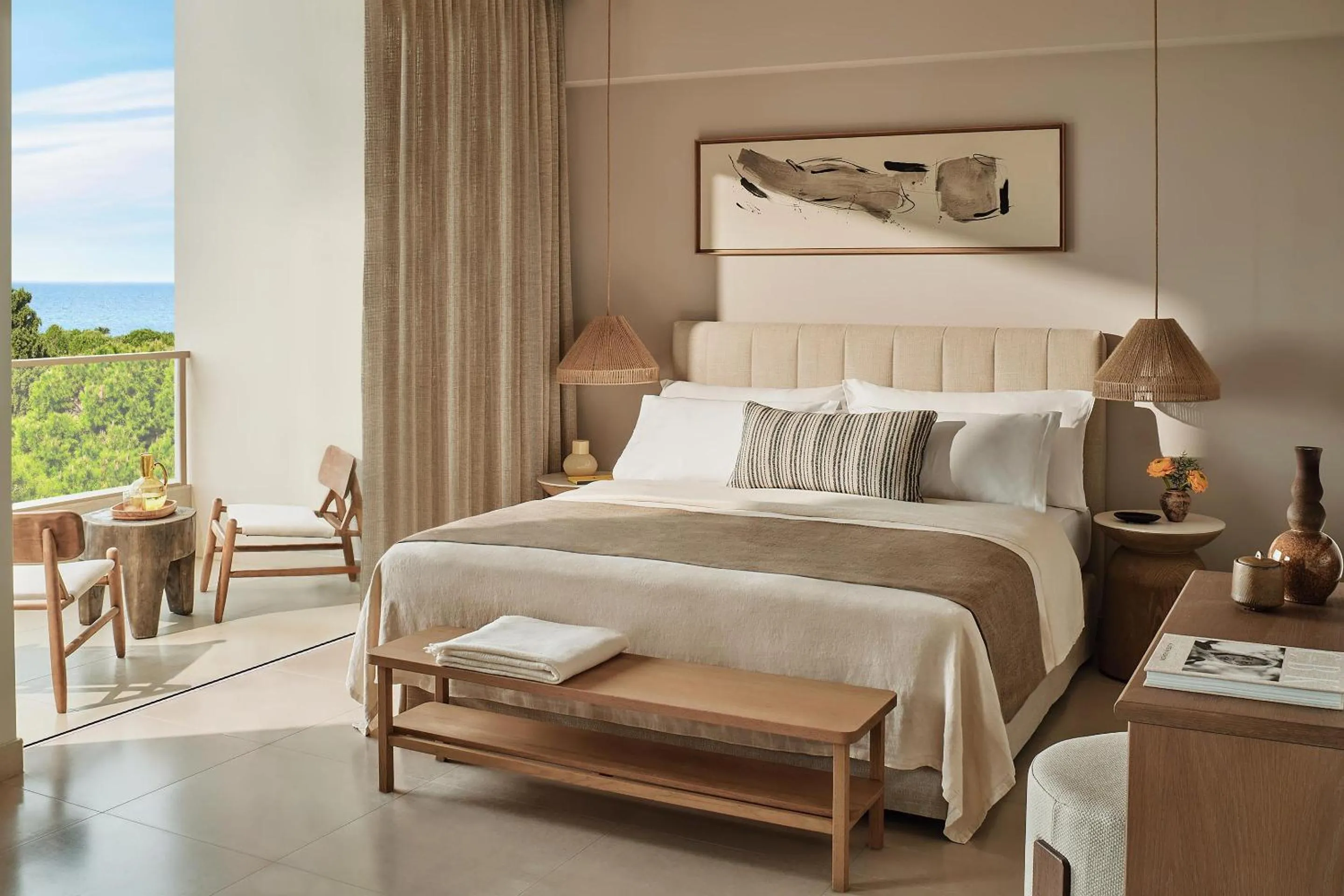 Photo of the whole room, Bed in Ikos Olivia