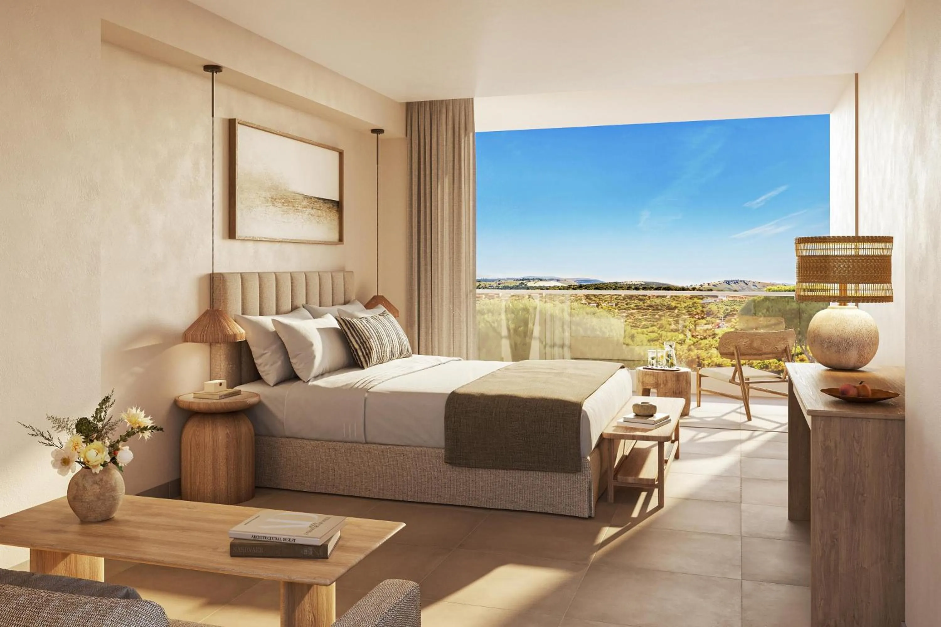 Photo of the whole room, Bed in Ikos Olivia