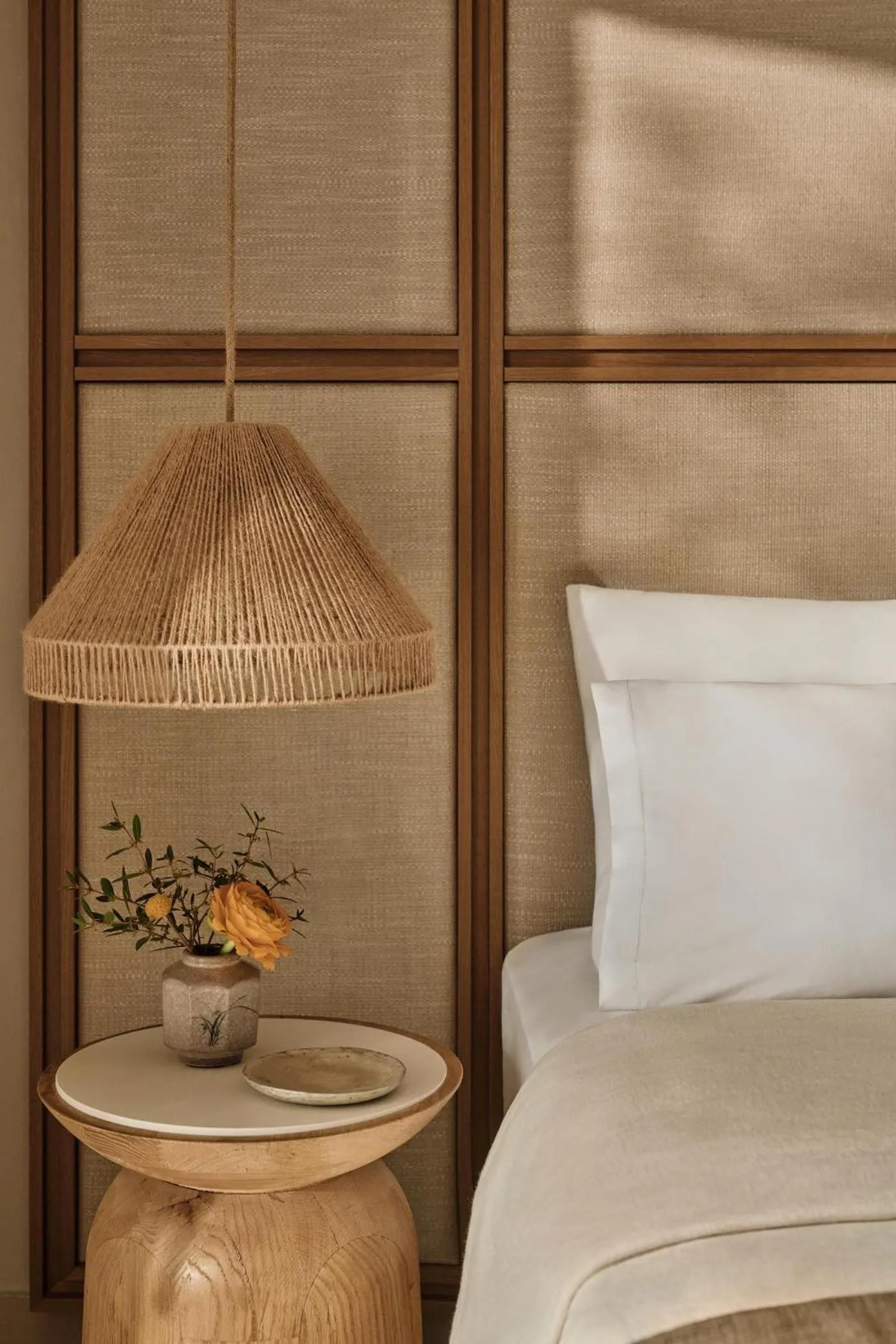 Bathroom, Bed in Ikos Olivia