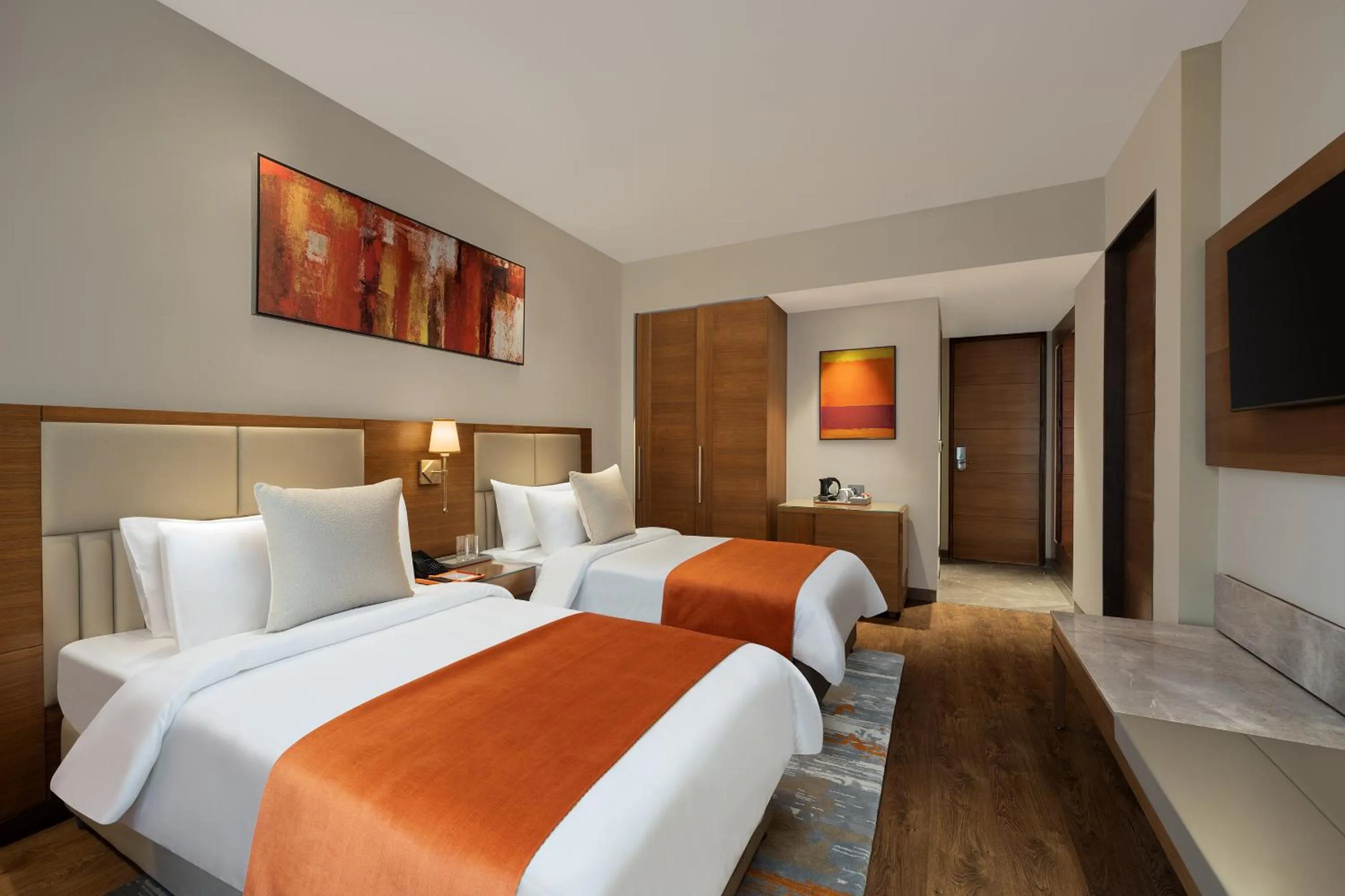 Bedroom, Bed in Fortune Park, East Delhi - Member ITC Hotels' Group