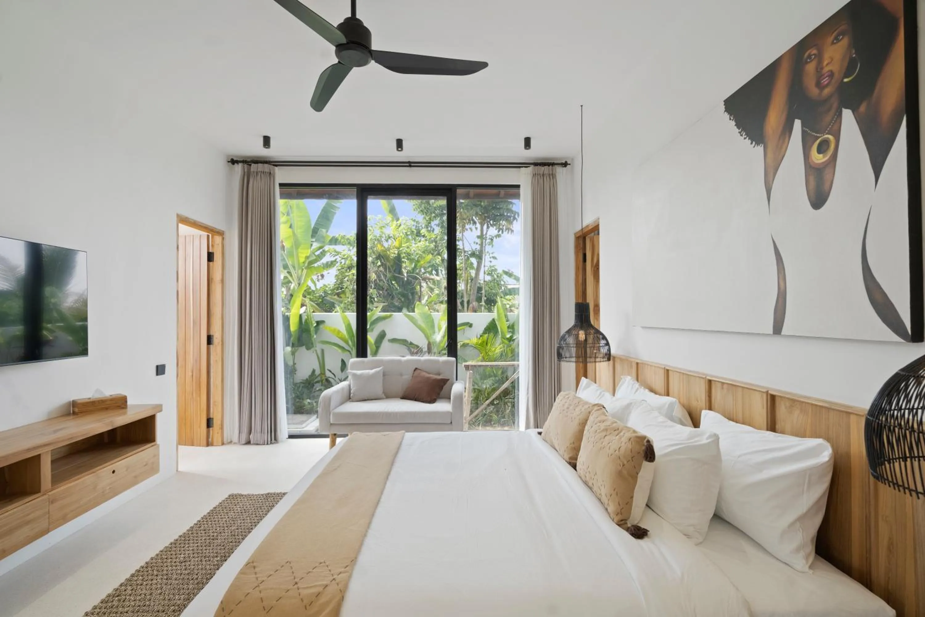 Bed in Marbella Villa