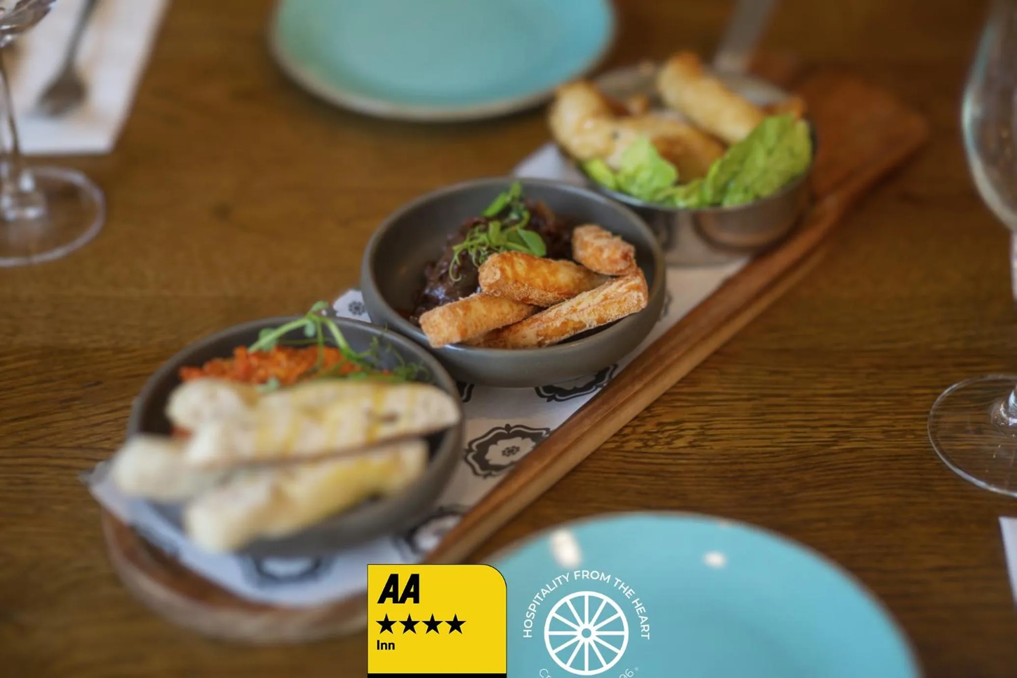 Food close-up in The Tudor House Hotel, Tewkesbury, Gloucestershire - The Coaching Inn Group