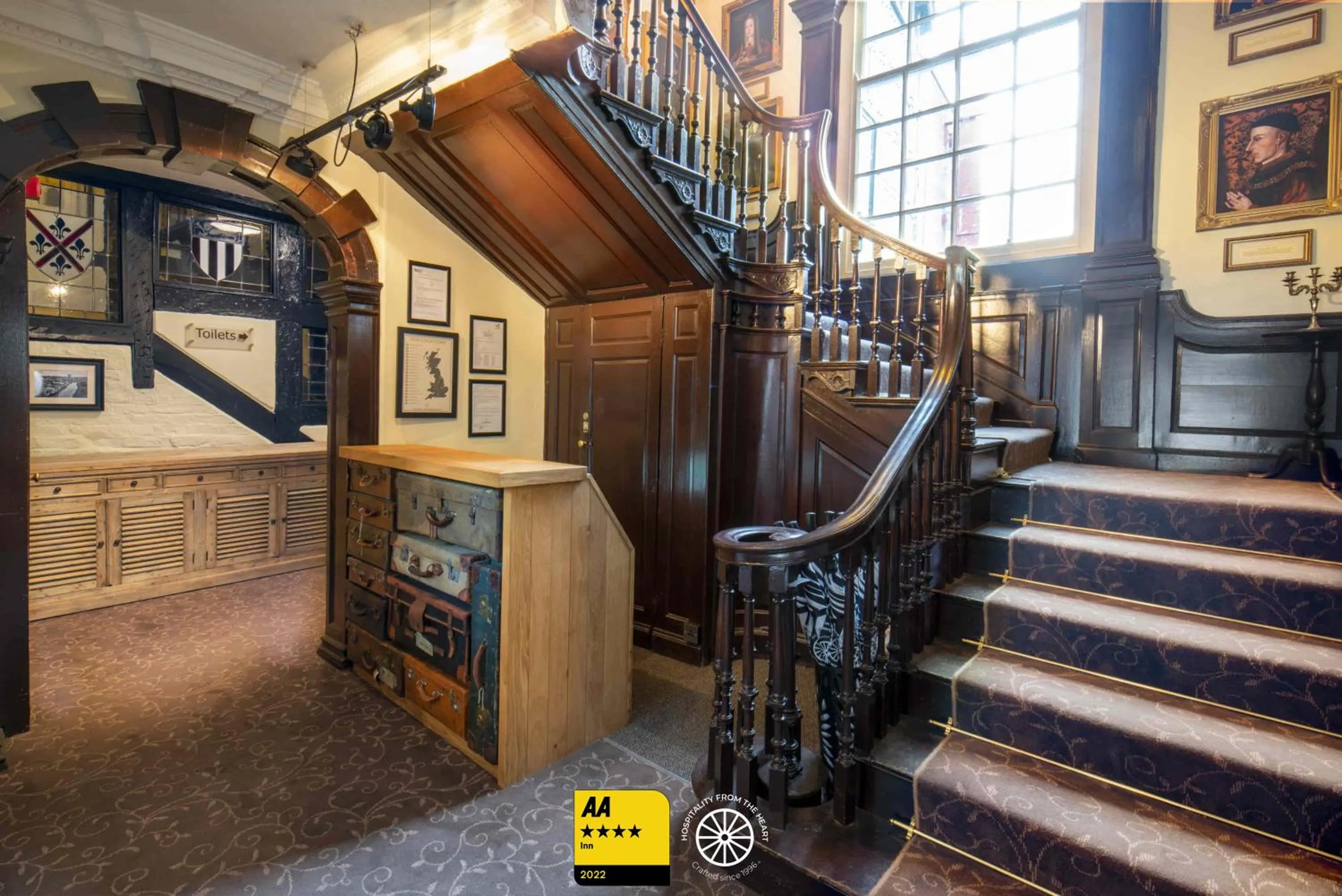 Decorative detail in The Tudor House Hotel, Tewkesbury, Gloucestershire - The Coaching Inn Group