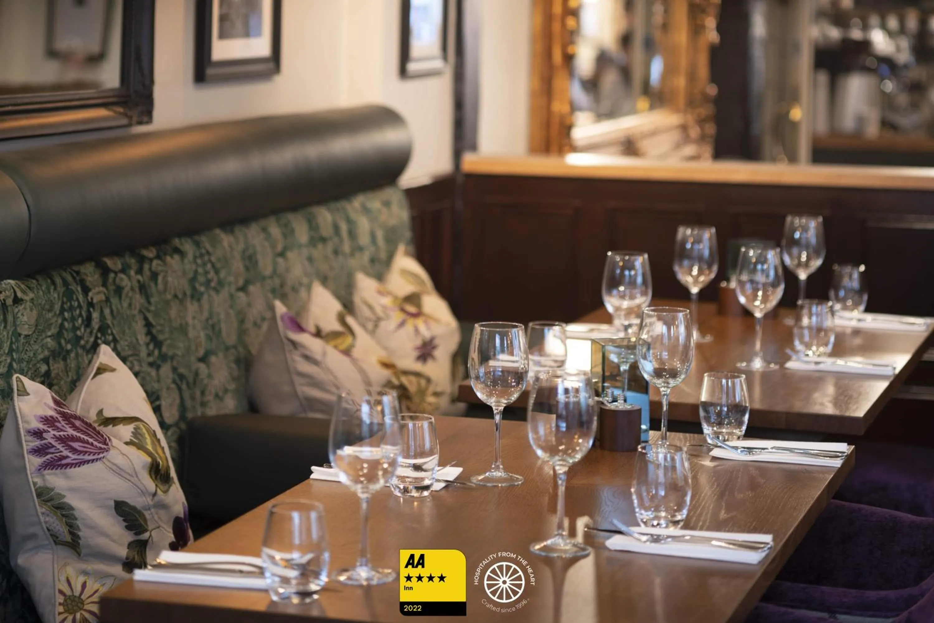 Lounge or bar in The Tudor House Hotel, Tewkesbury, Gloucestershire - The Coaching Inn Group