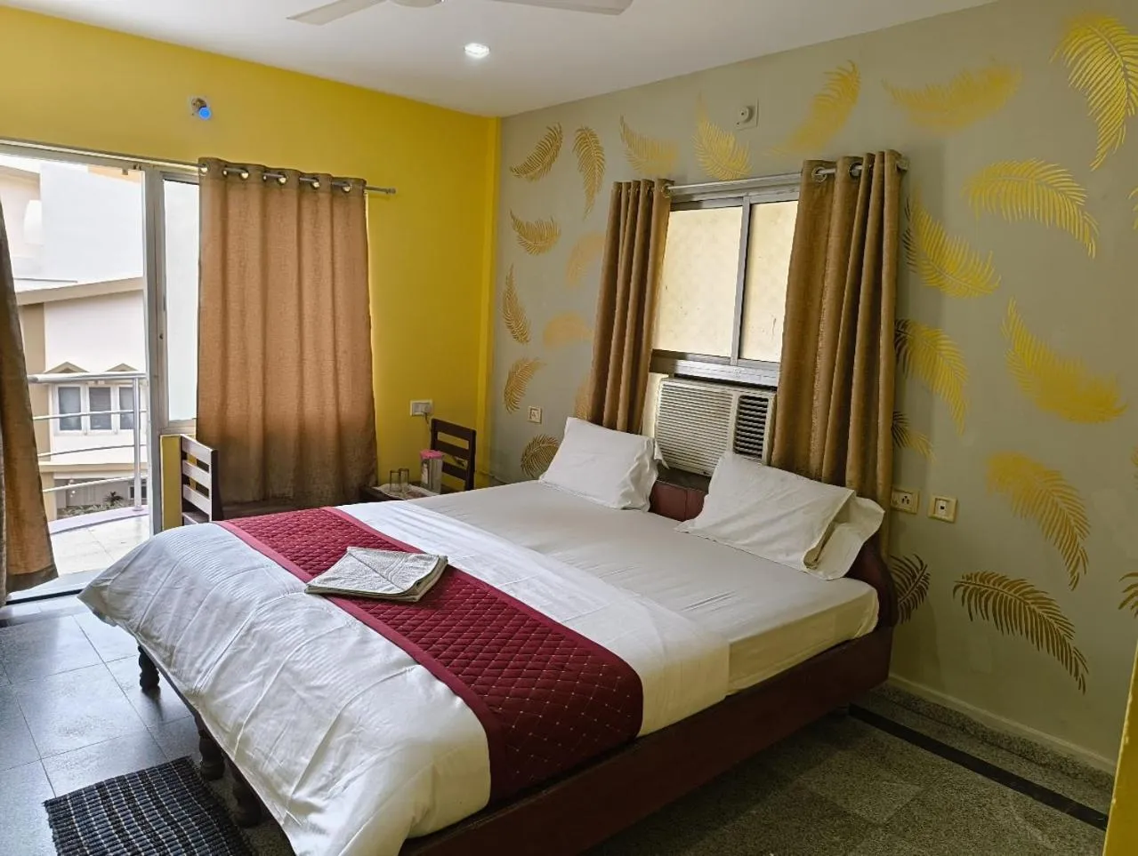 Bedroom, Bed in Hotel Swagat