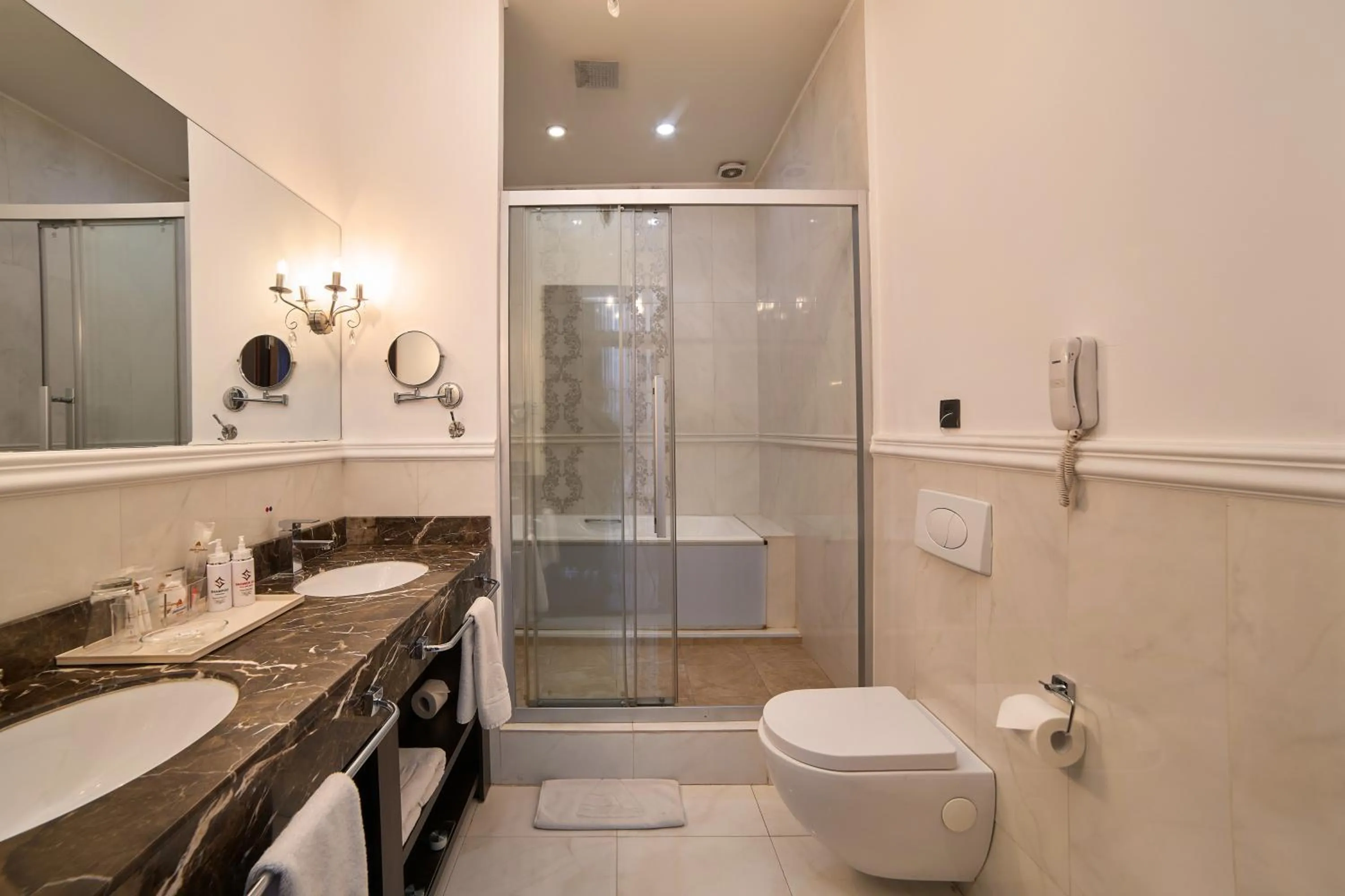 Shower in Ambassador Hotel