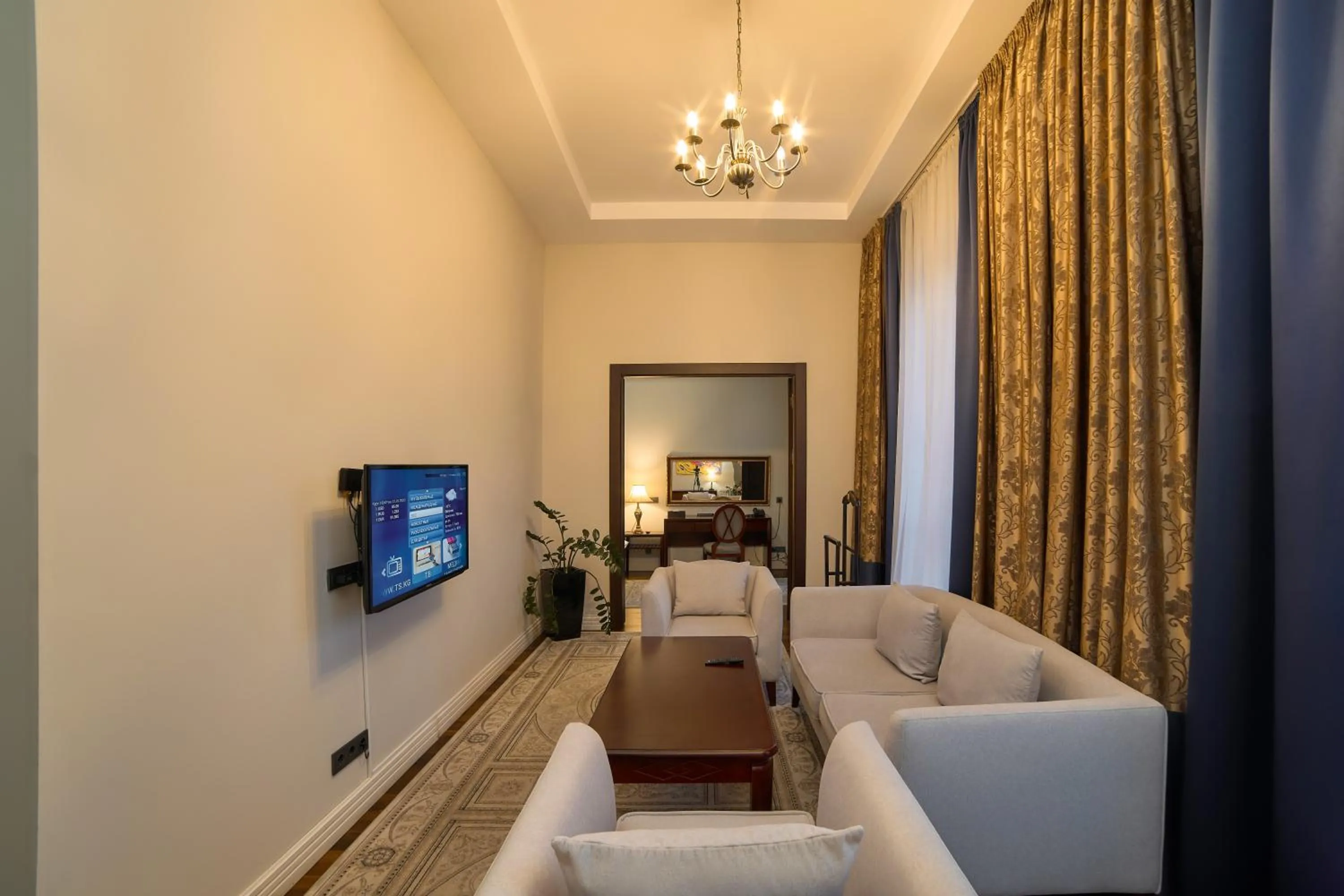 Seating area in Ambassador Hotel