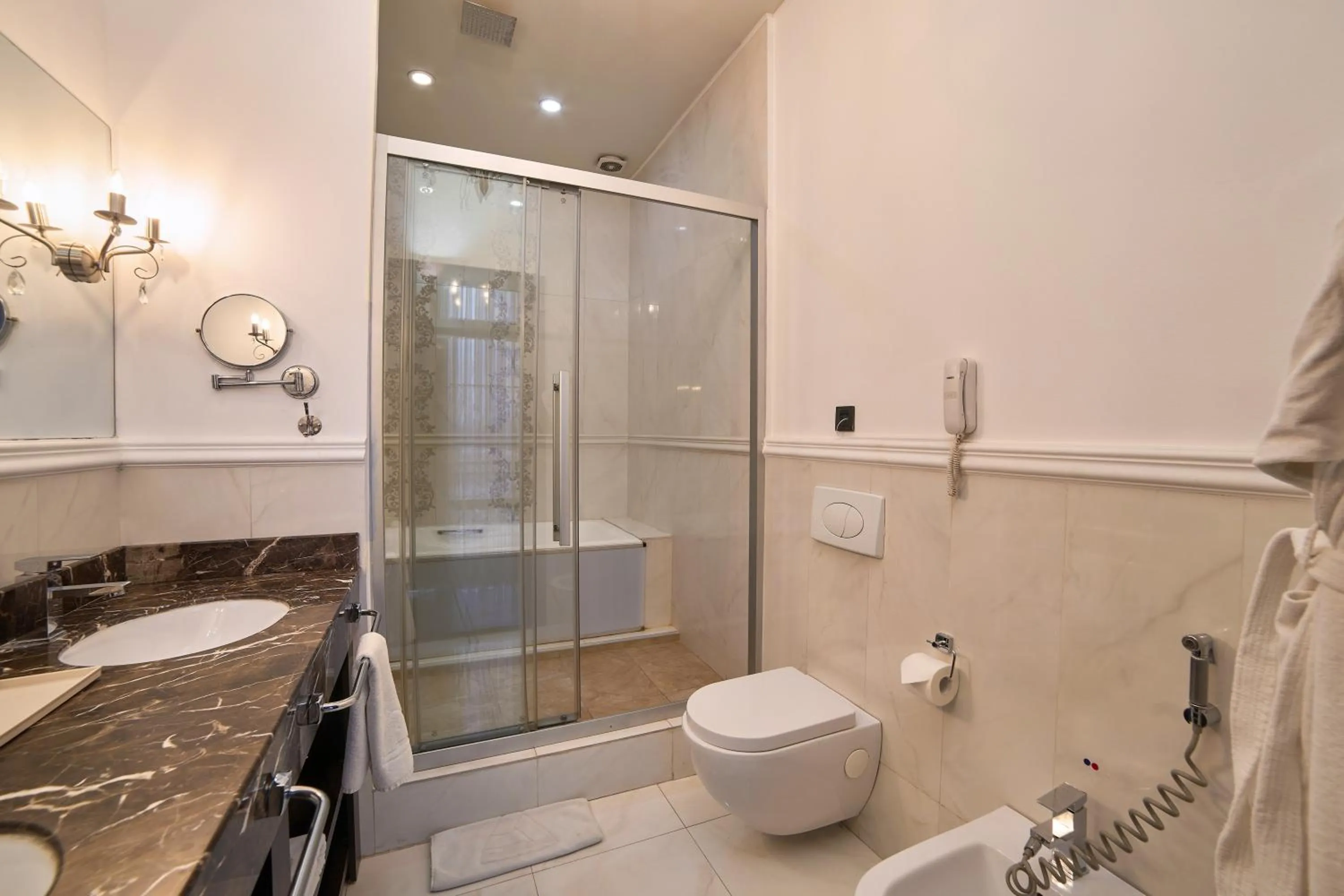 Shower in Ambassador Hotel