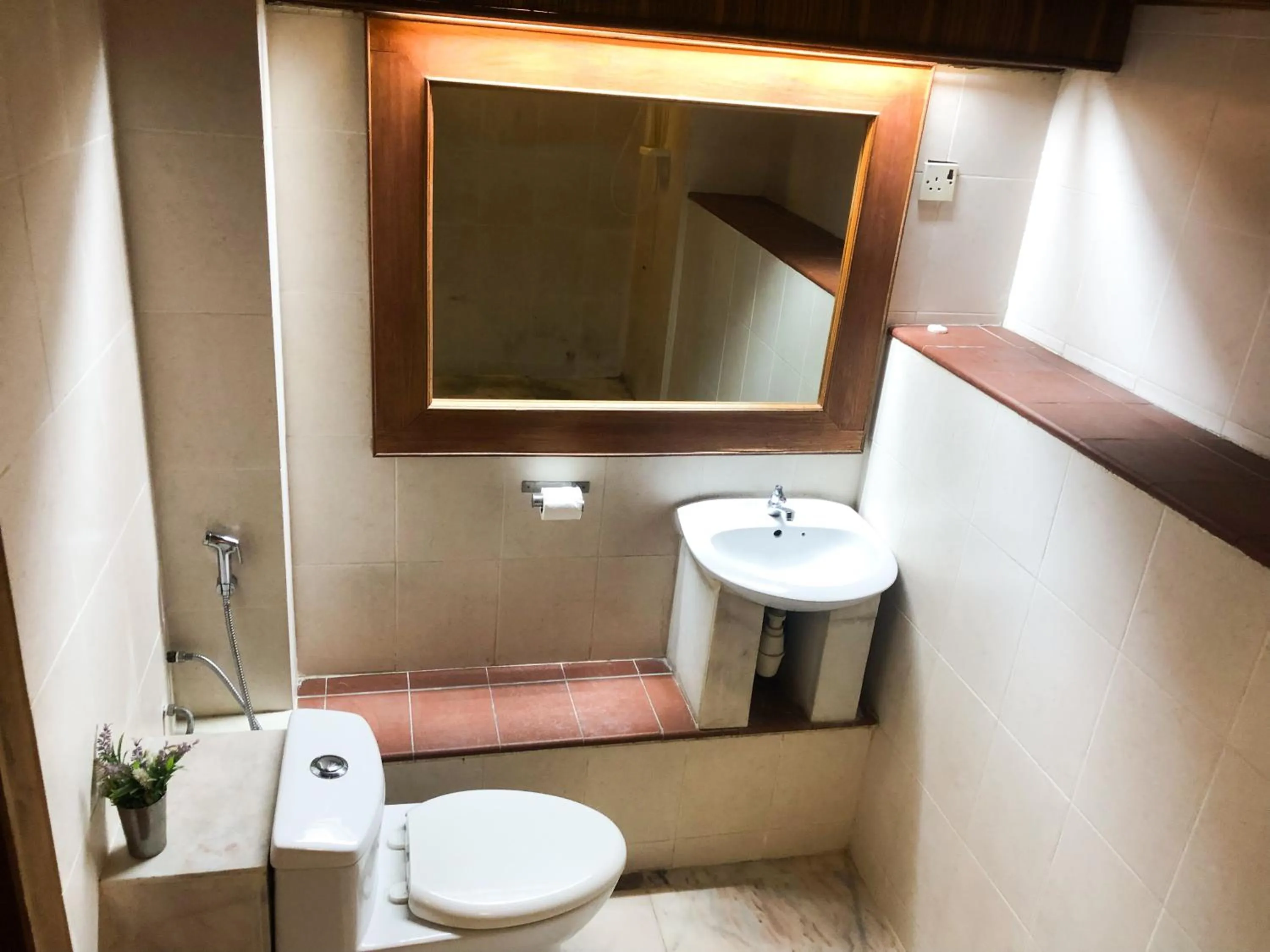 Bathroom in Hotel O I.villa Inn